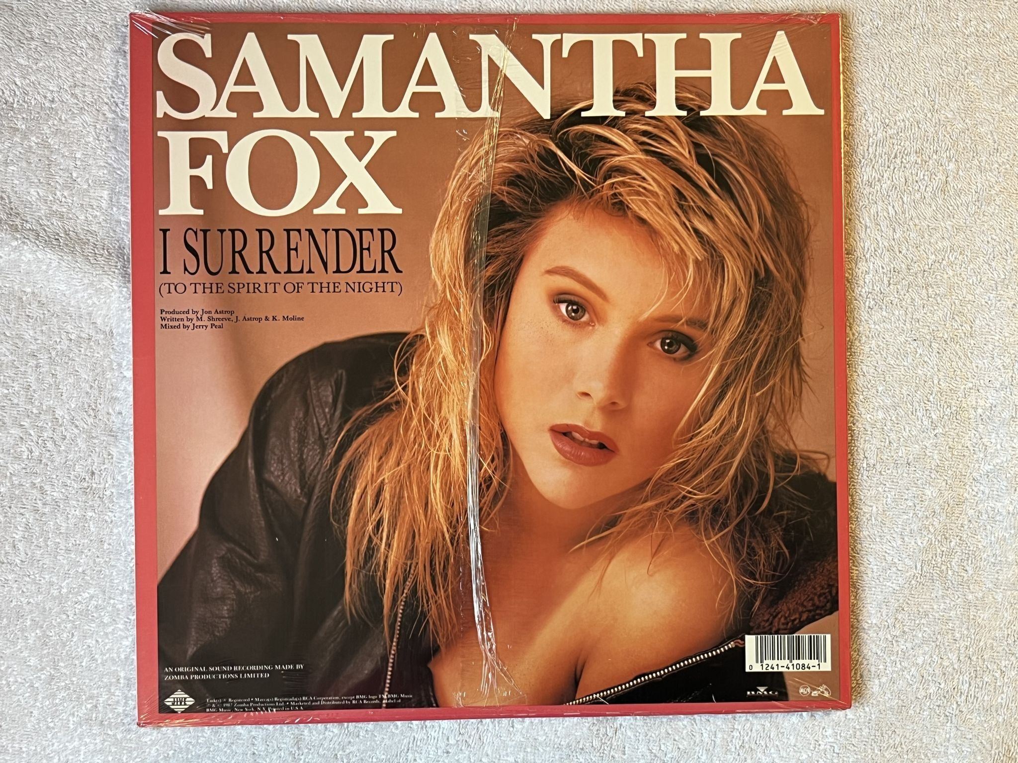 Omslagsbild för skivan SAMANTHA FOX Naughty Girls (Need Love Too) 12"single -87 US JIVE 1084-1-JD