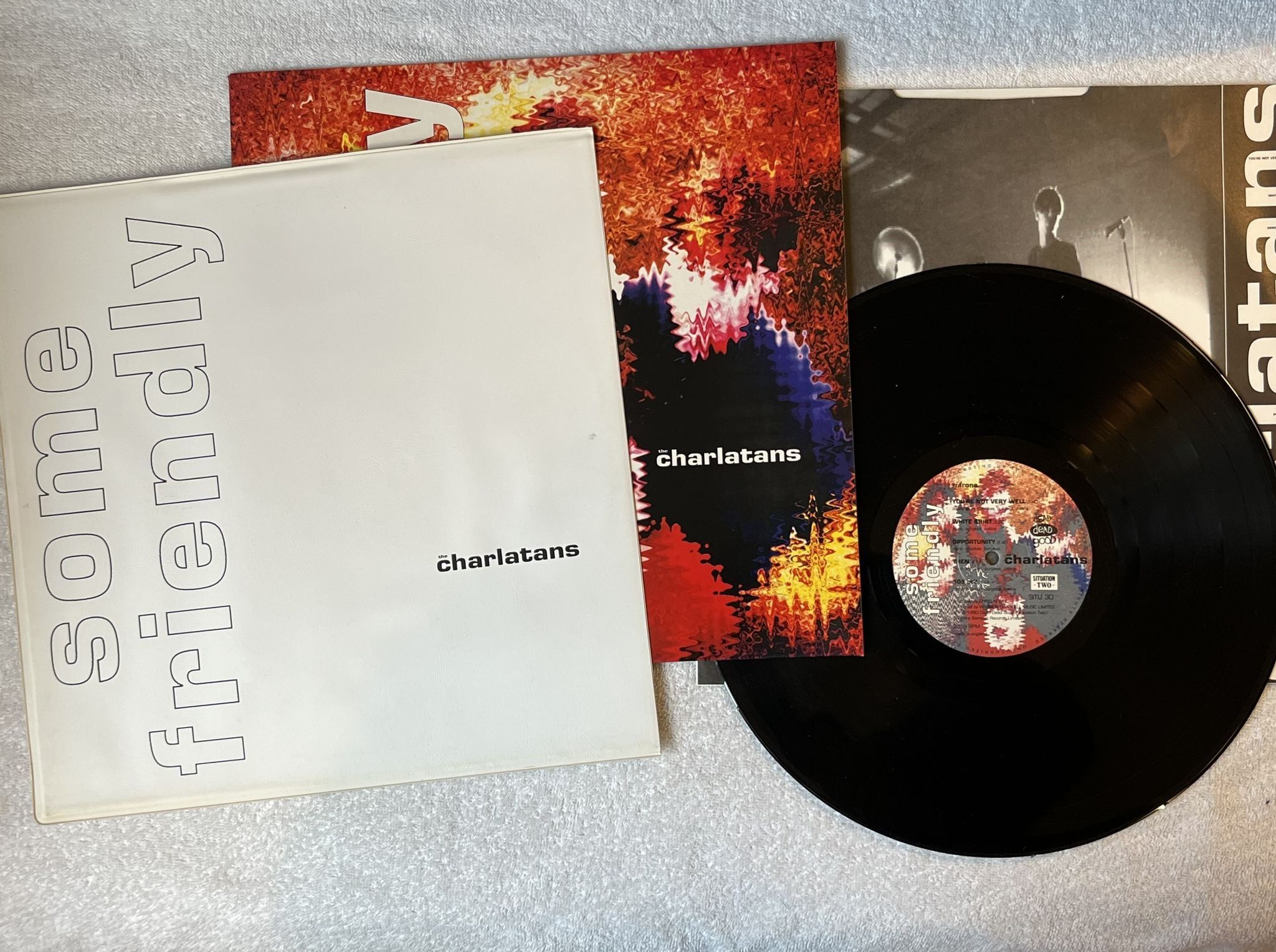 Omslagsbild för skivan THE CHARLATANS Some Friendly LP -90 UK SITUATION TWO SITU 30L *** LIMITED ED ***