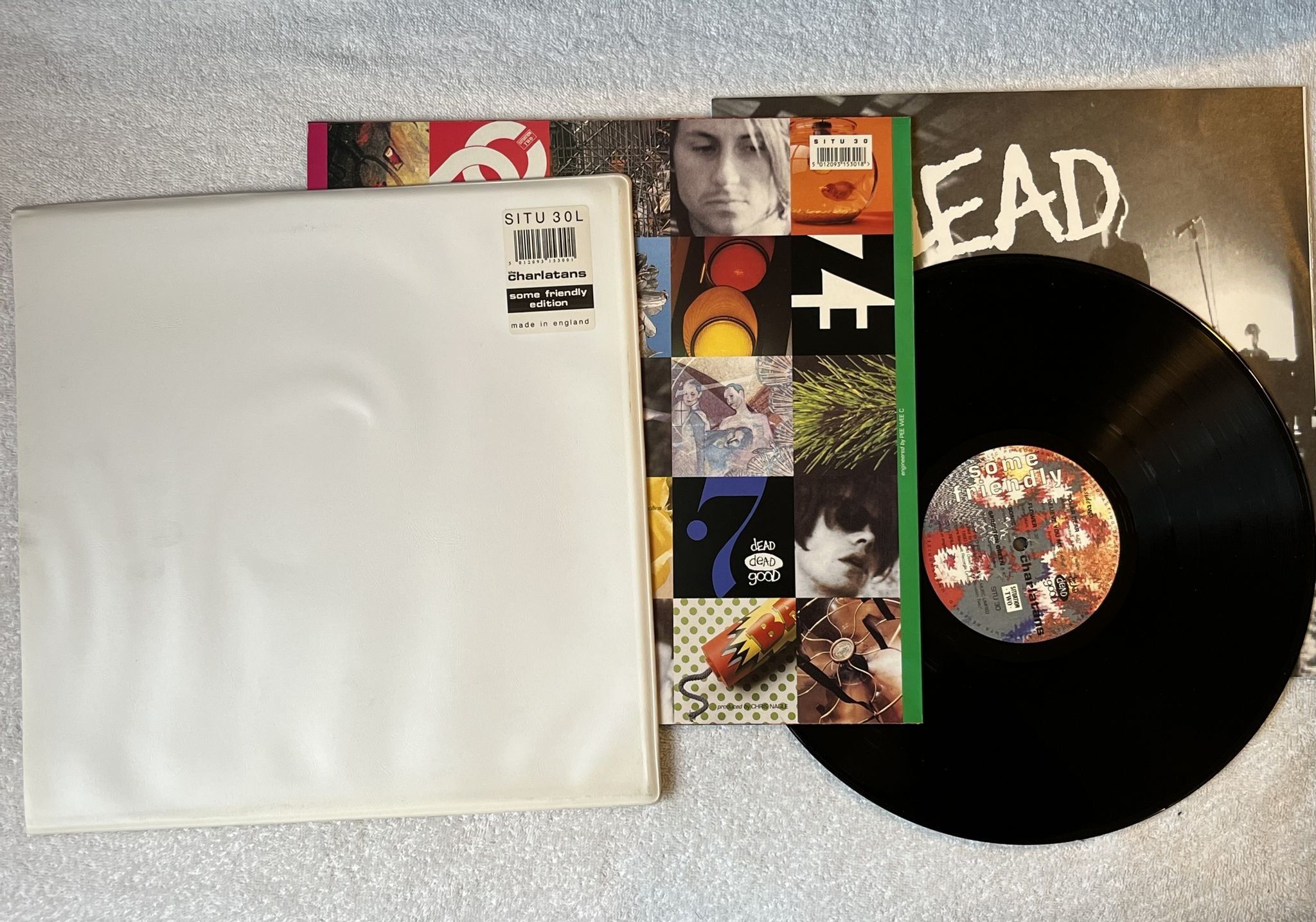 Omslagsbild för skivan THE CHARLATANS Some Friendly LP -90 UK SITUATION TWO SITU 30L *** LIMITED ED ***