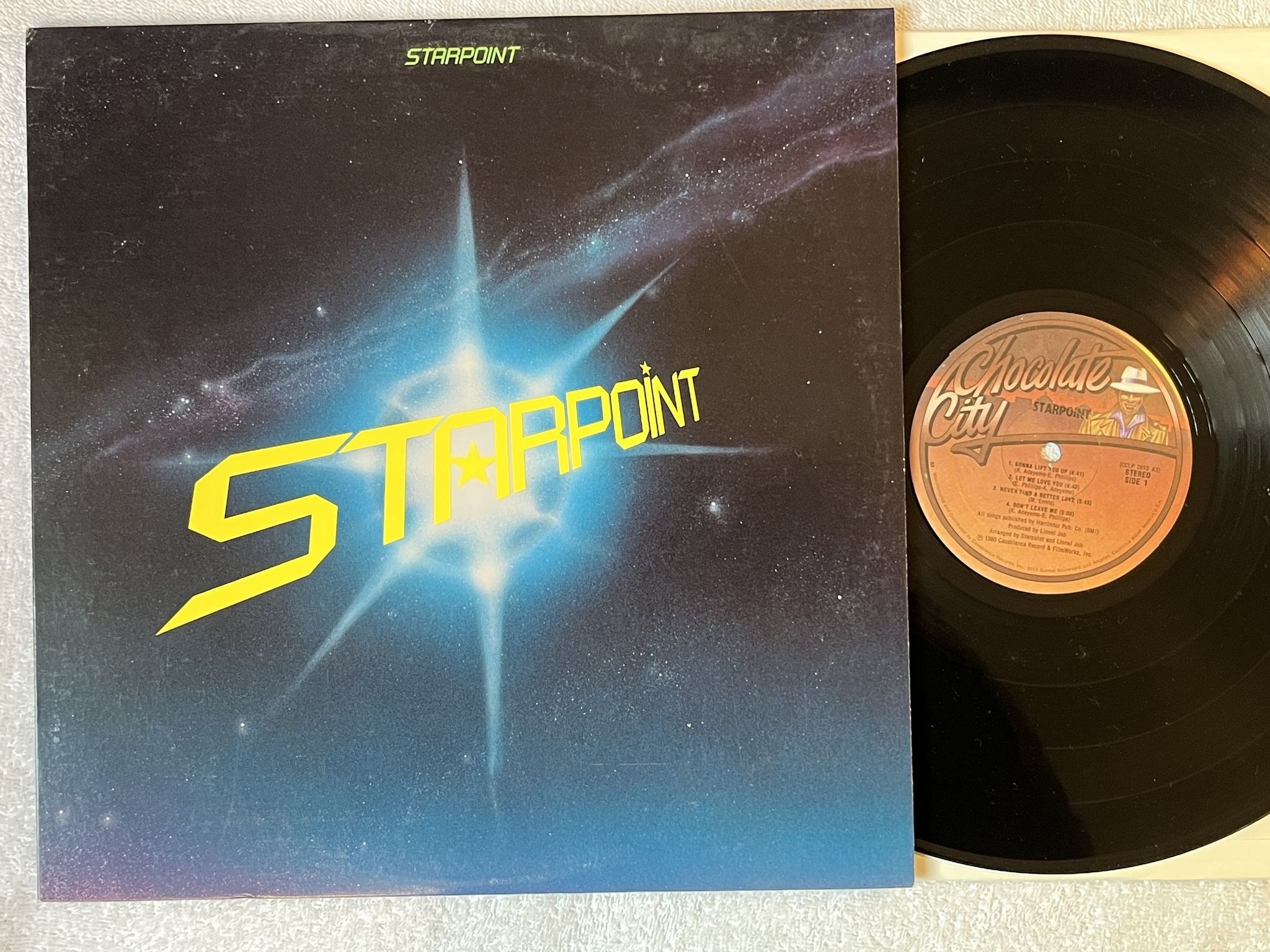 Omslagsbild för skivan STARPOINT s/t LP -80 US CHOCOLATE CITY CCLP 2013