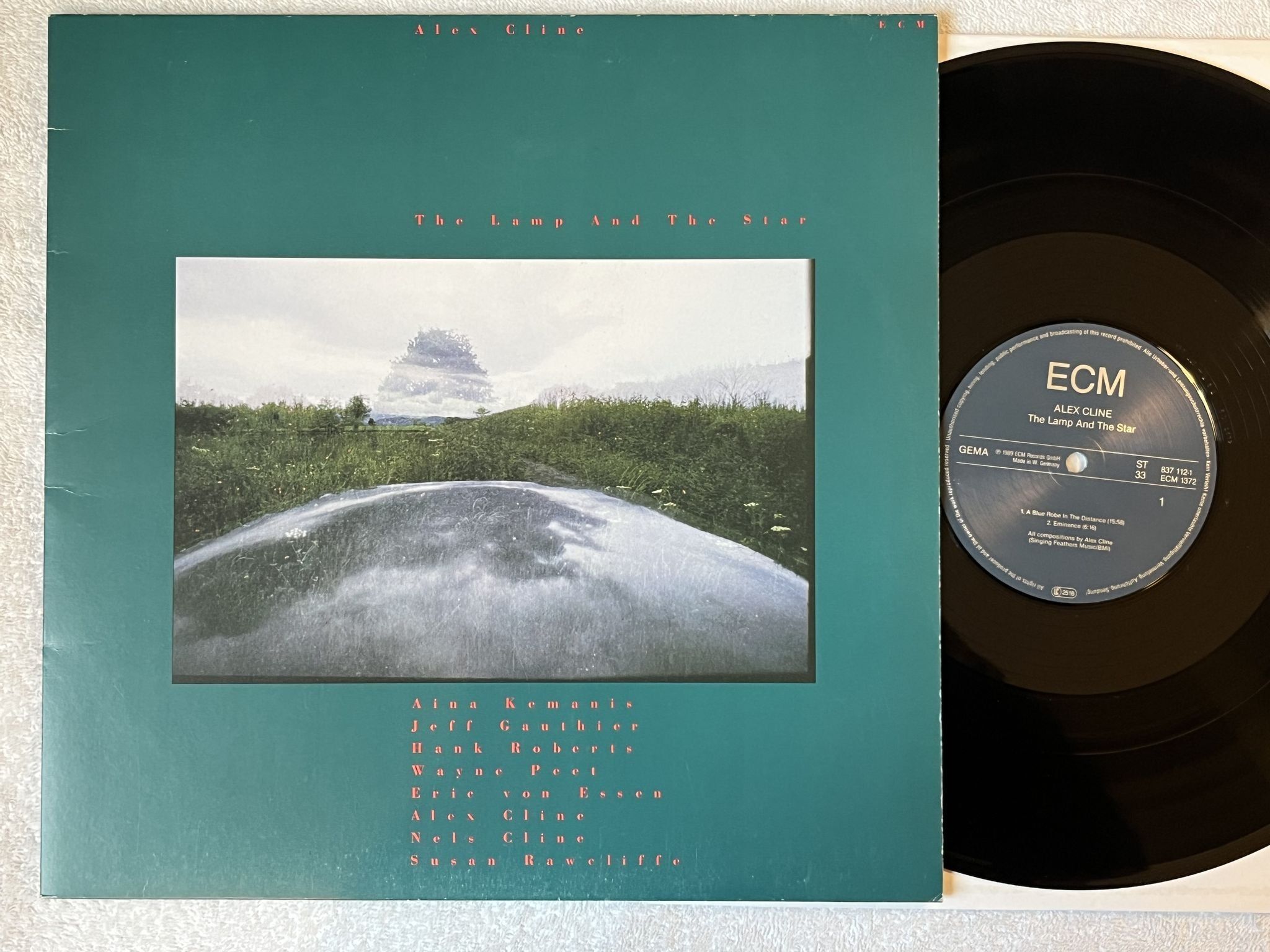 Omslagsbild för skivan ALEX CLINE The Lamp And The Star LP -89 Ger ECM 1372