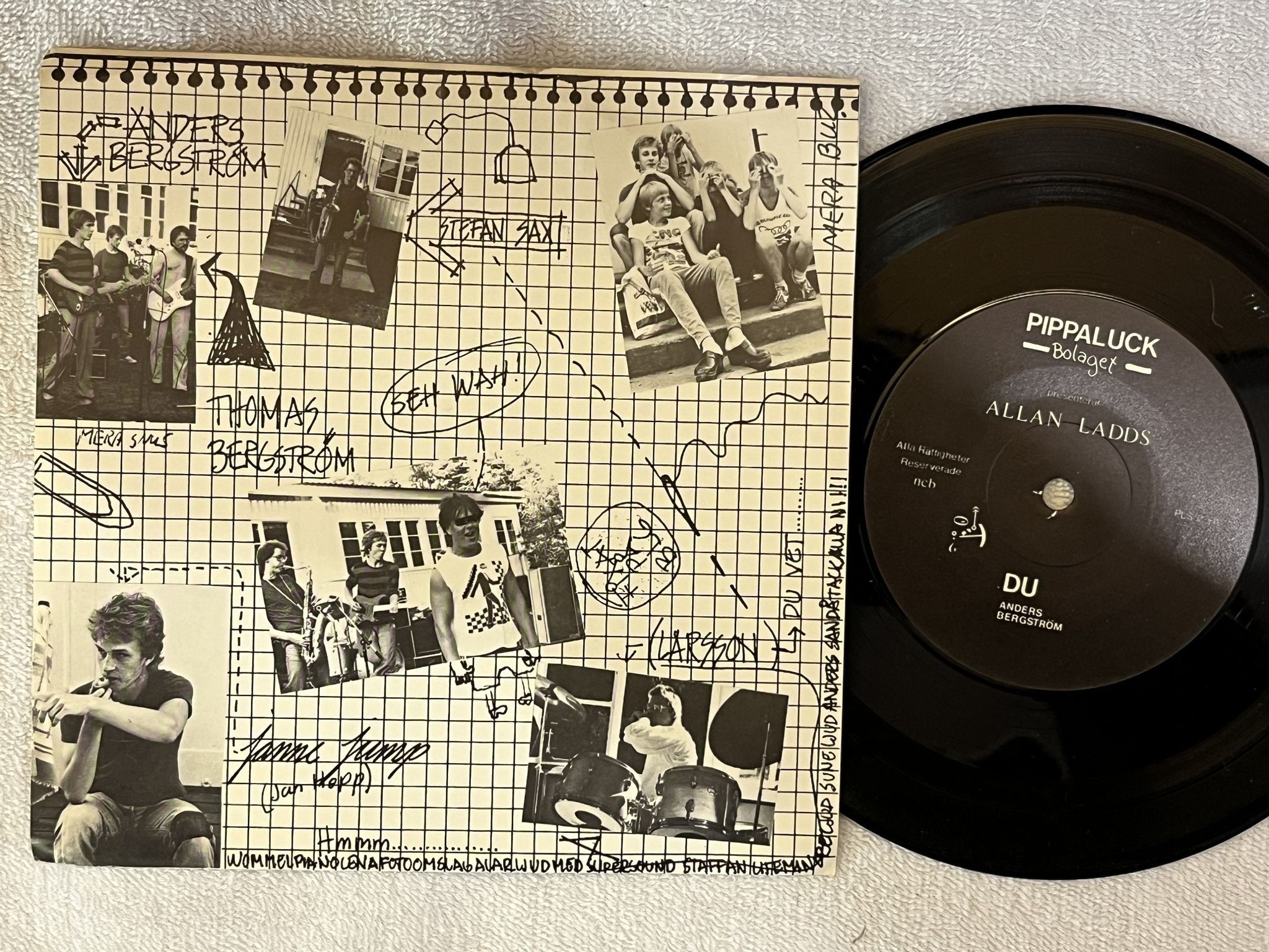 Omslagsbild för skivan ALLAN LADDS 1981 / du 7"single -81 PIPPALUCKBOLAGET PLS 2