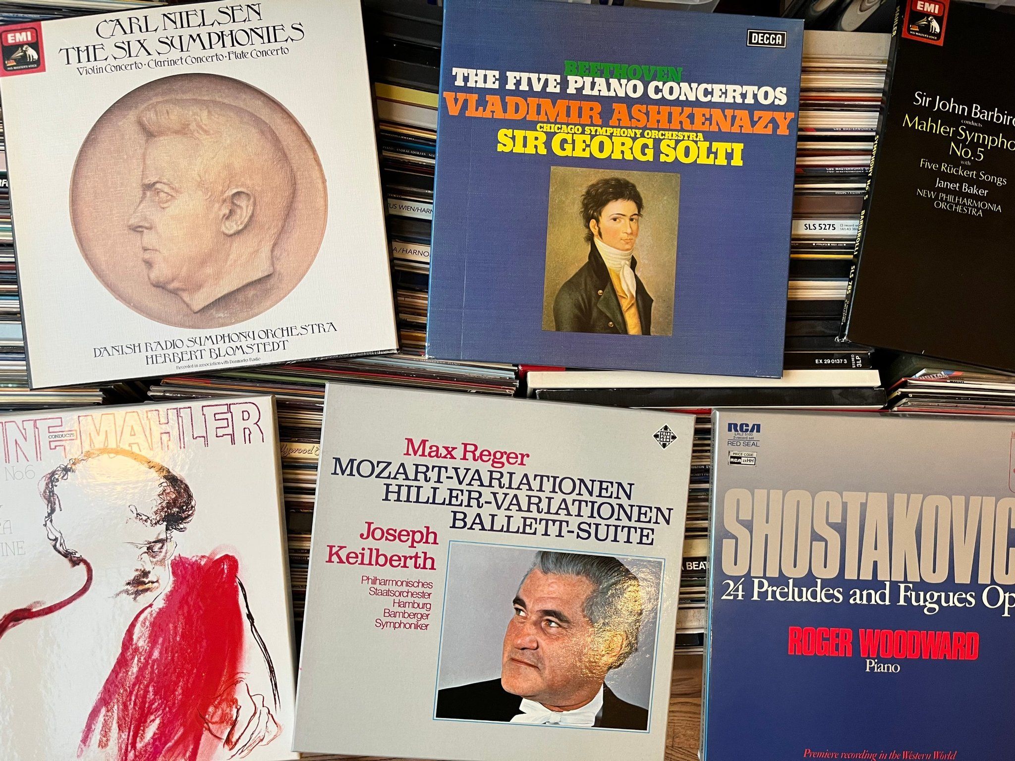 Omslagsbild för skivan Ca 1000 klassiska LP i mkt bra skick