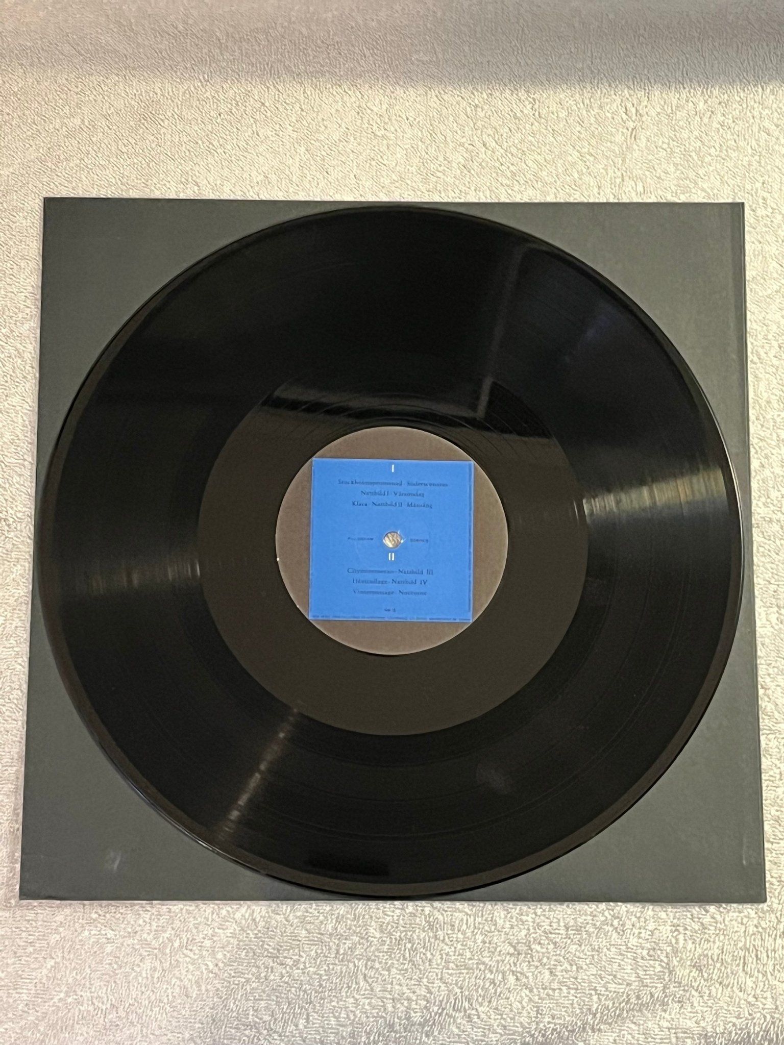 Omslagsbild för skivan TOM WOLGERS Stockholmssviten 12" -87 Swe IVM 16 + Book