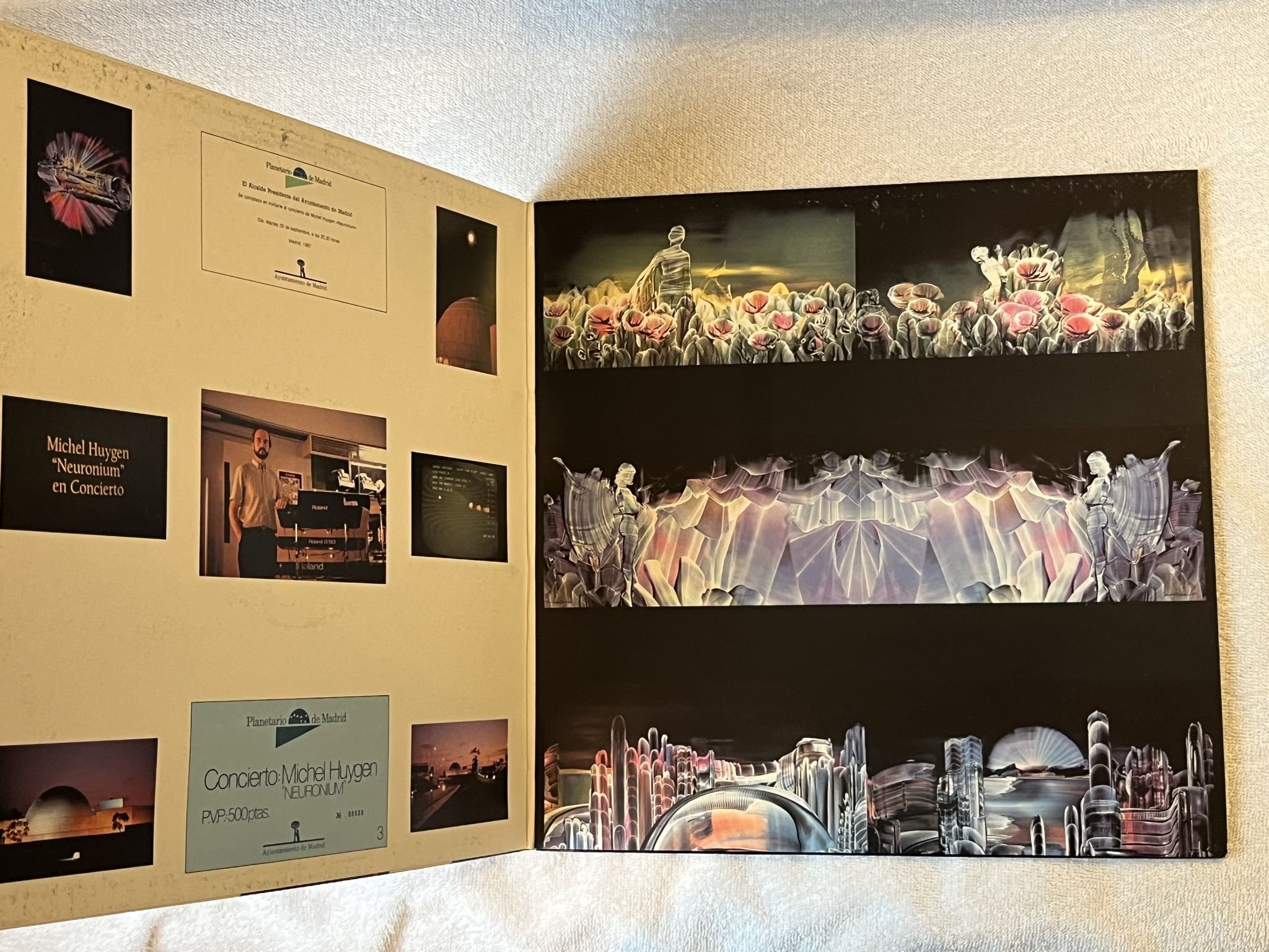 Omslagsbild för skivan NEURONIUM In Concert - From Madrid To Heaven LP UK THUNDERBOLT THBL 2064