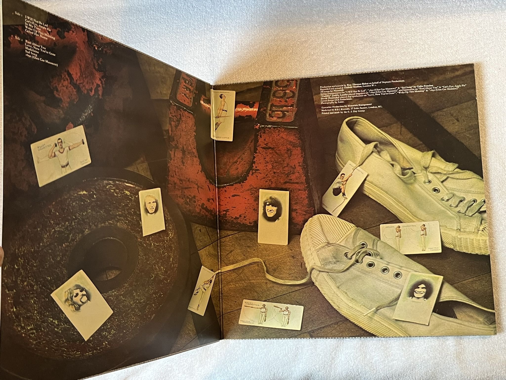 Omslagsbild för skivan NAZARETH Exercises LP UK MOONCREST CREST 14