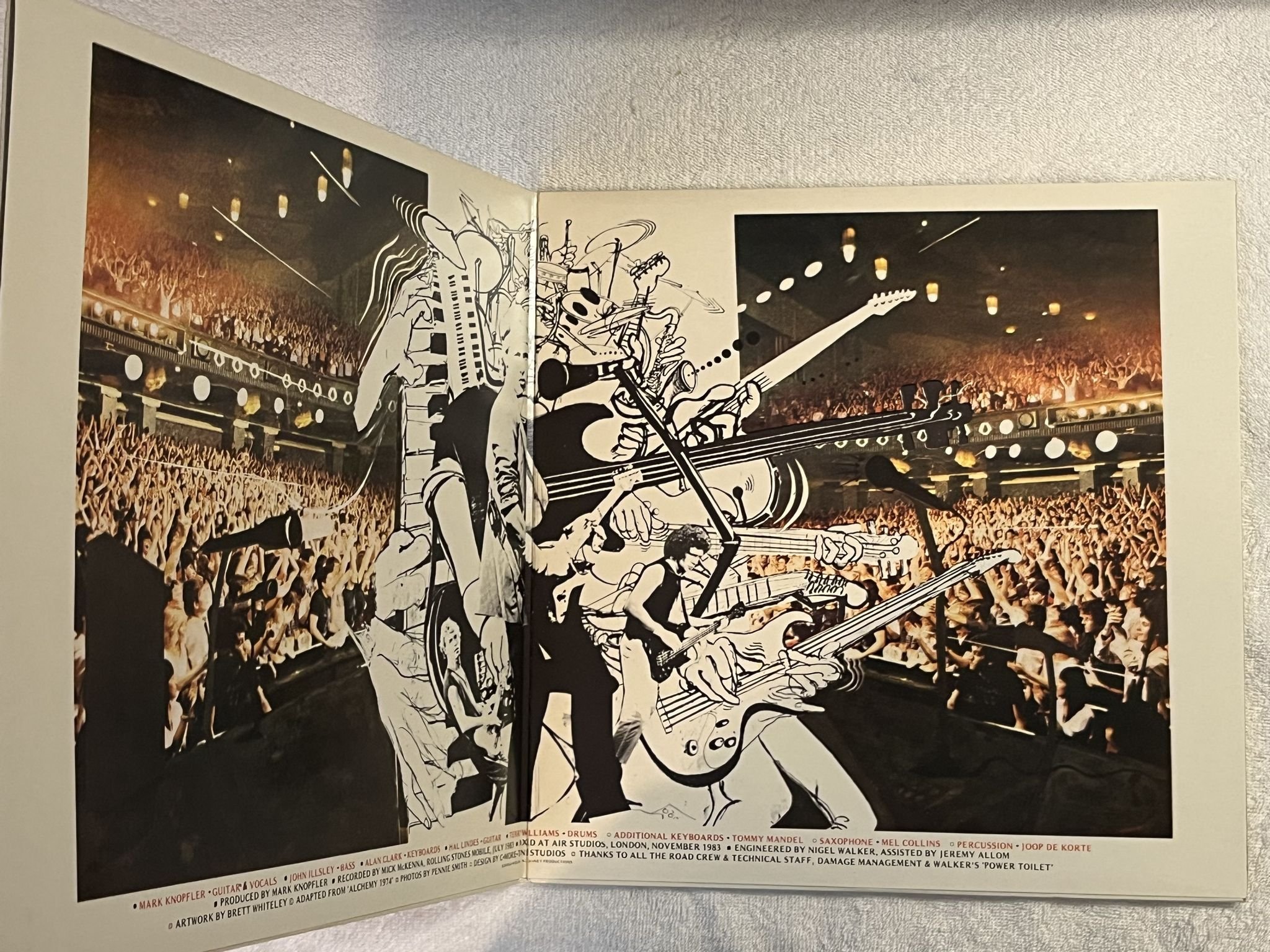 Omslagsbild för skivan DIRE STRAITS Alchemy 2xLP -84 Yugoslavia PGP RTB 3220168