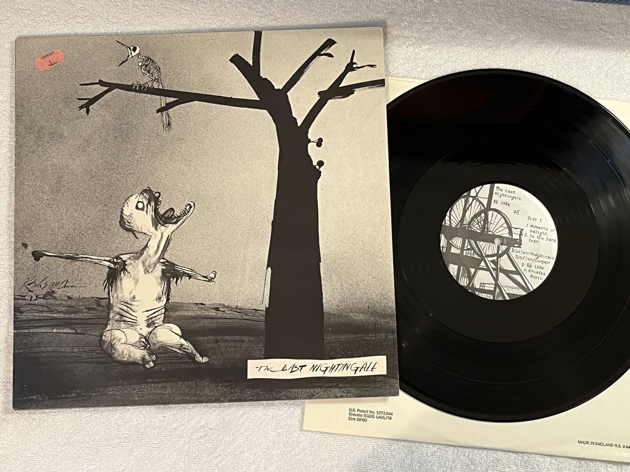 Omslagsbild för skivan V/A The Last Nightingale LP -84 UK Re 1984