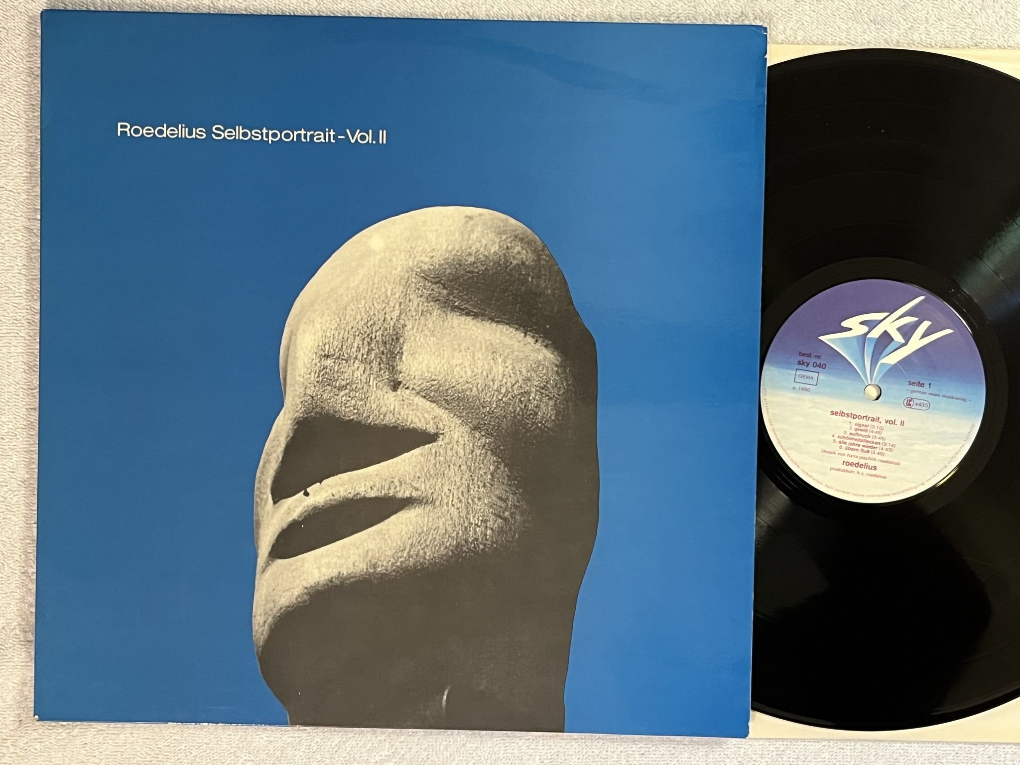 Omslagsbild för skivan ROEDELIUS Selbstportrait - Vol. II LP -80 Ger SKY 040