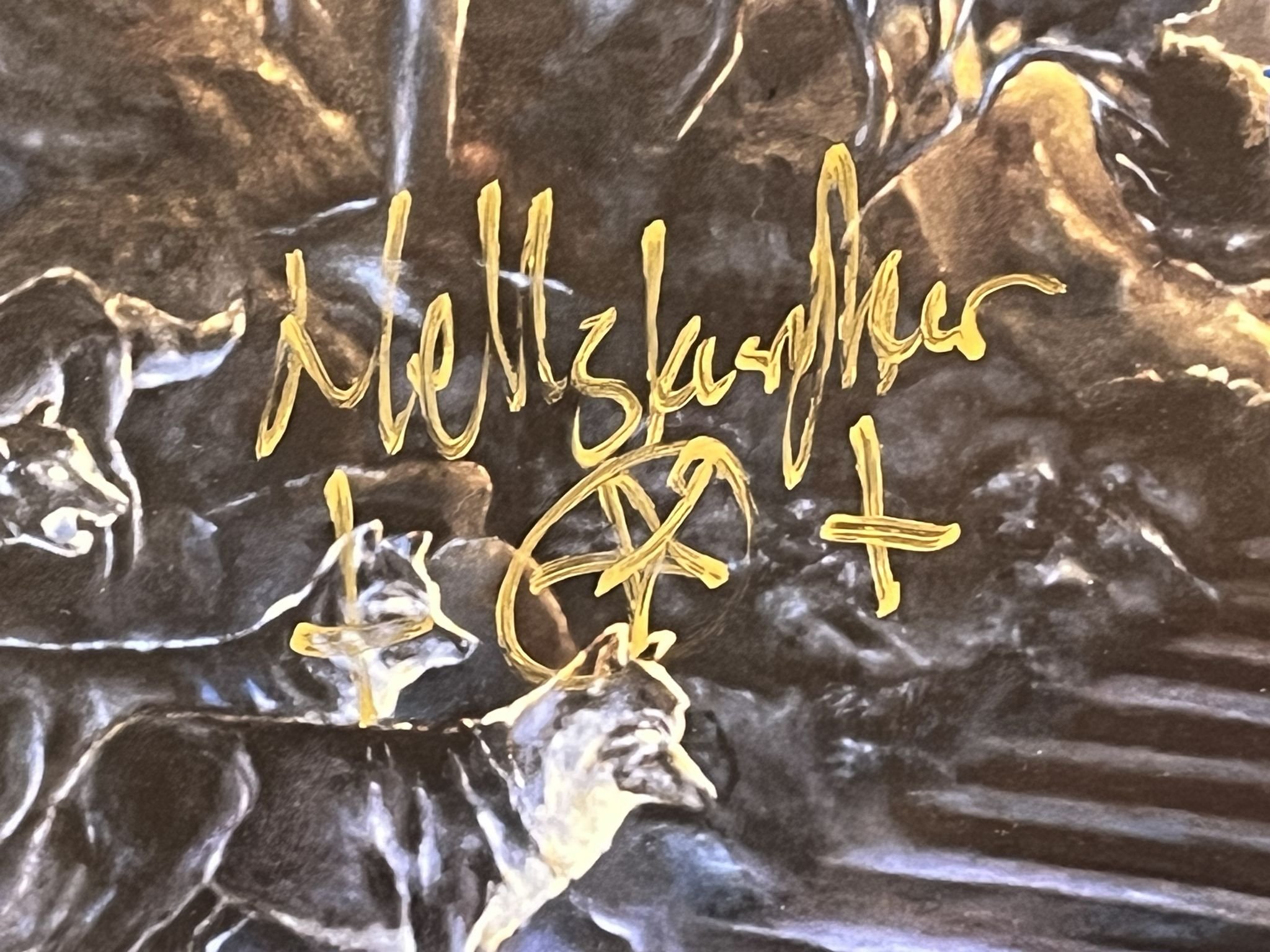 Omslagsbild för skivan TIAMAT Sumerian Cry LP -90 UK CMFT 6 *** SIGNED COVER / BLACK METAL ***