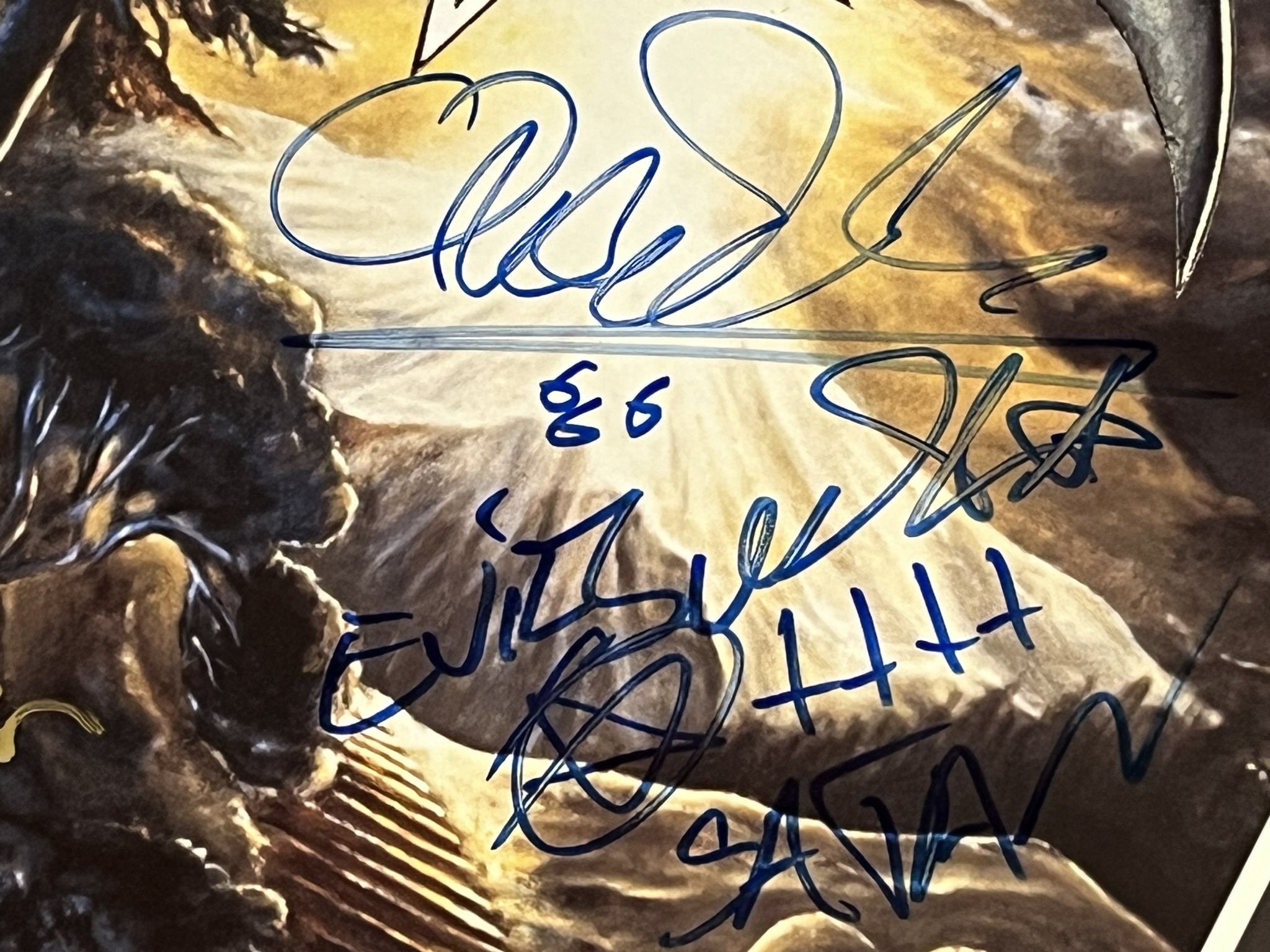 Omslagsbild för skivan TIAMAT Sumerian Cry LP -90 UK CMFT 6 *** SIGNED COVER / BLACK METAL ***