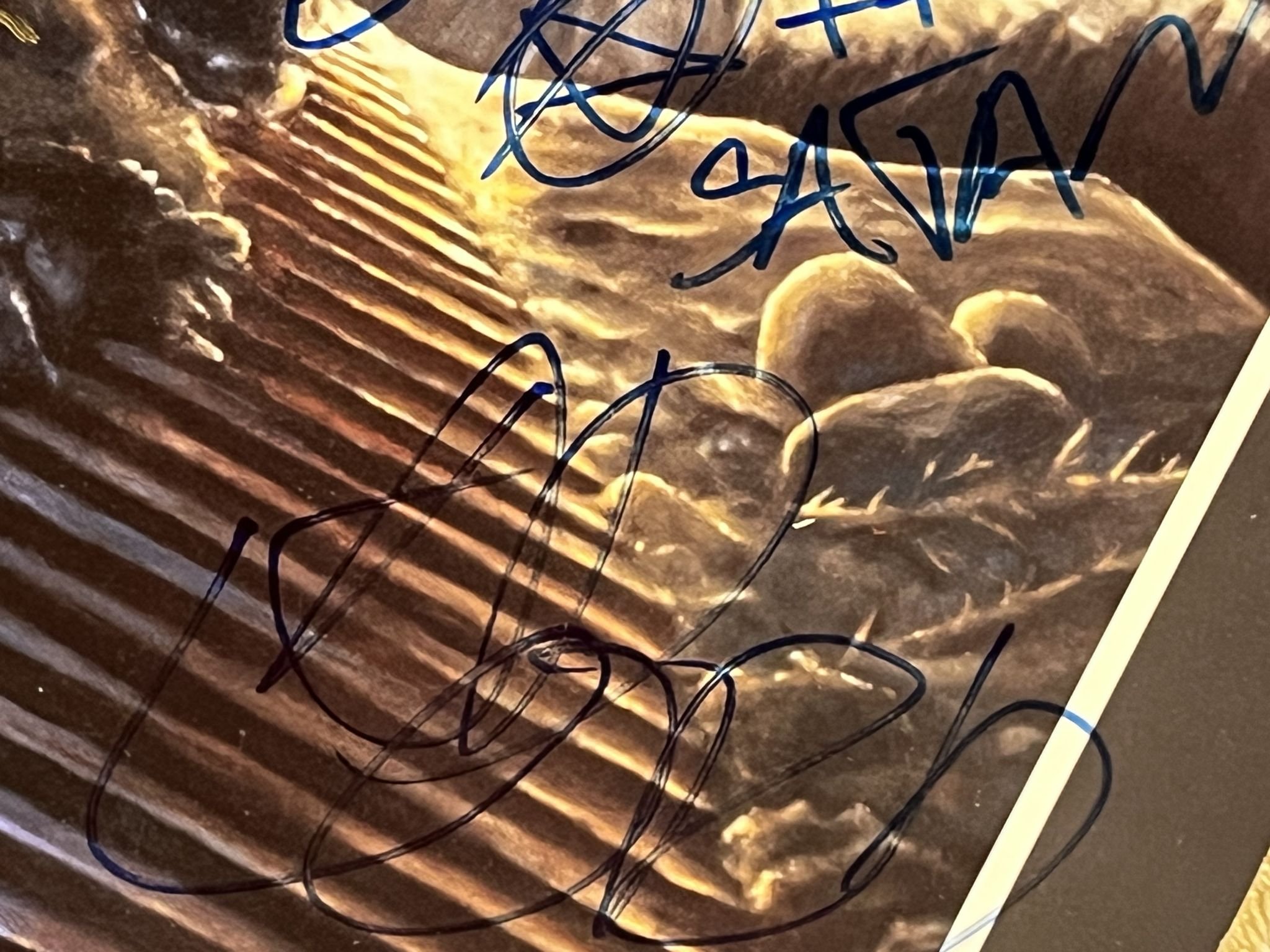 Omslagsbild för skivan TIAMAT Sumerian Cry LP -90 UK CMFT 6 *** SIGNED COVER / BLACK METAL ***