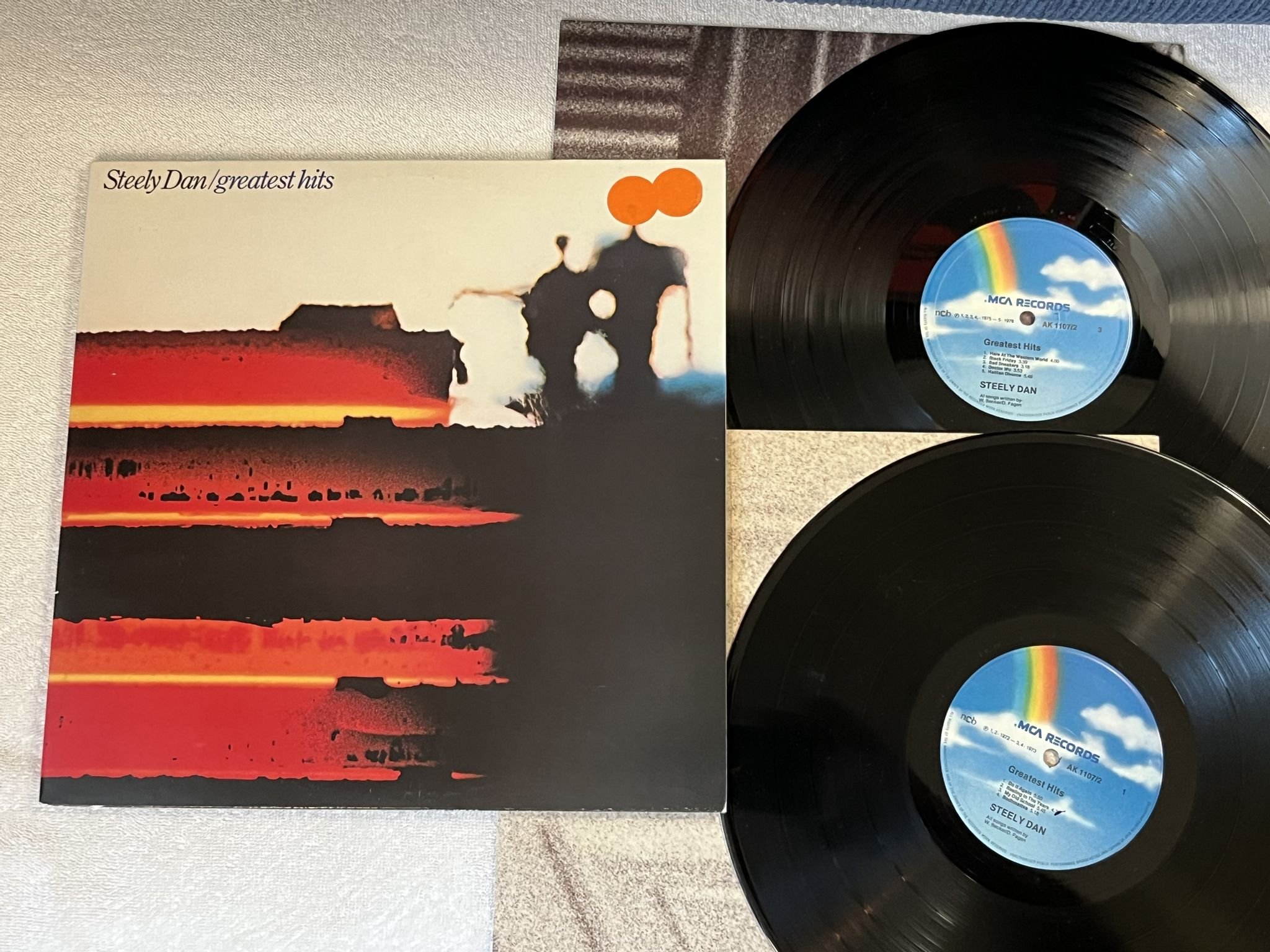 Omslagsbild för skivan STEELY DAN greatest hits 2xLP re ncb MCA AK 1107