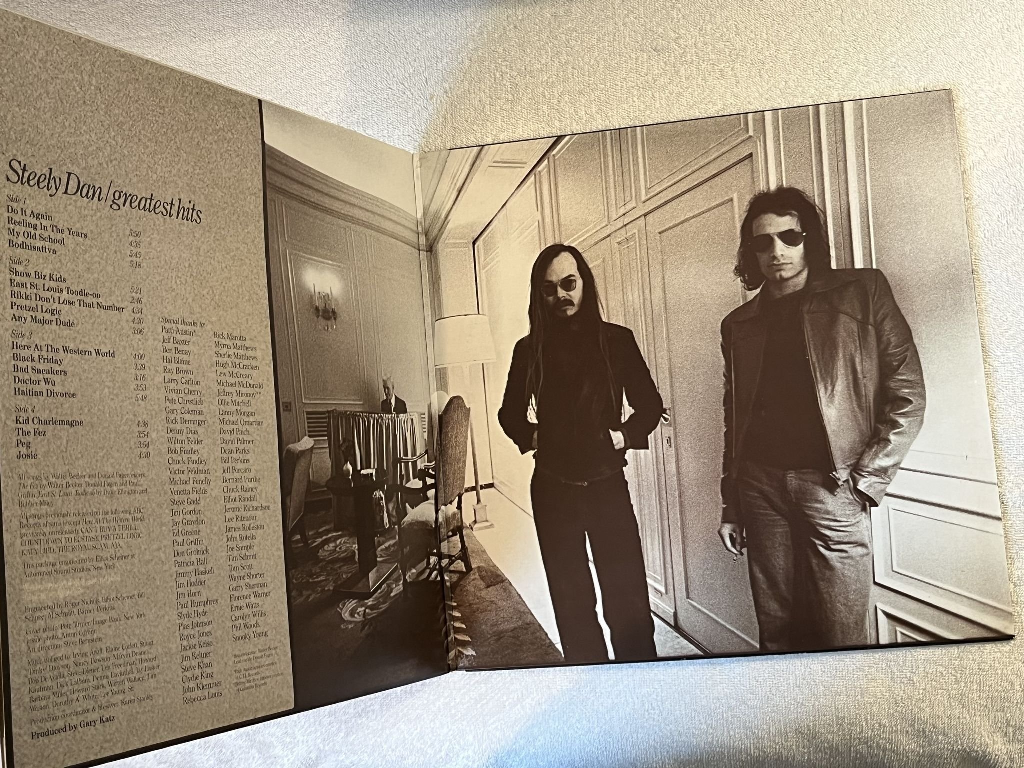 Omslagsbild för skivan STEELY DAN greatest hits 2xLP re ncb MCA AK 1107