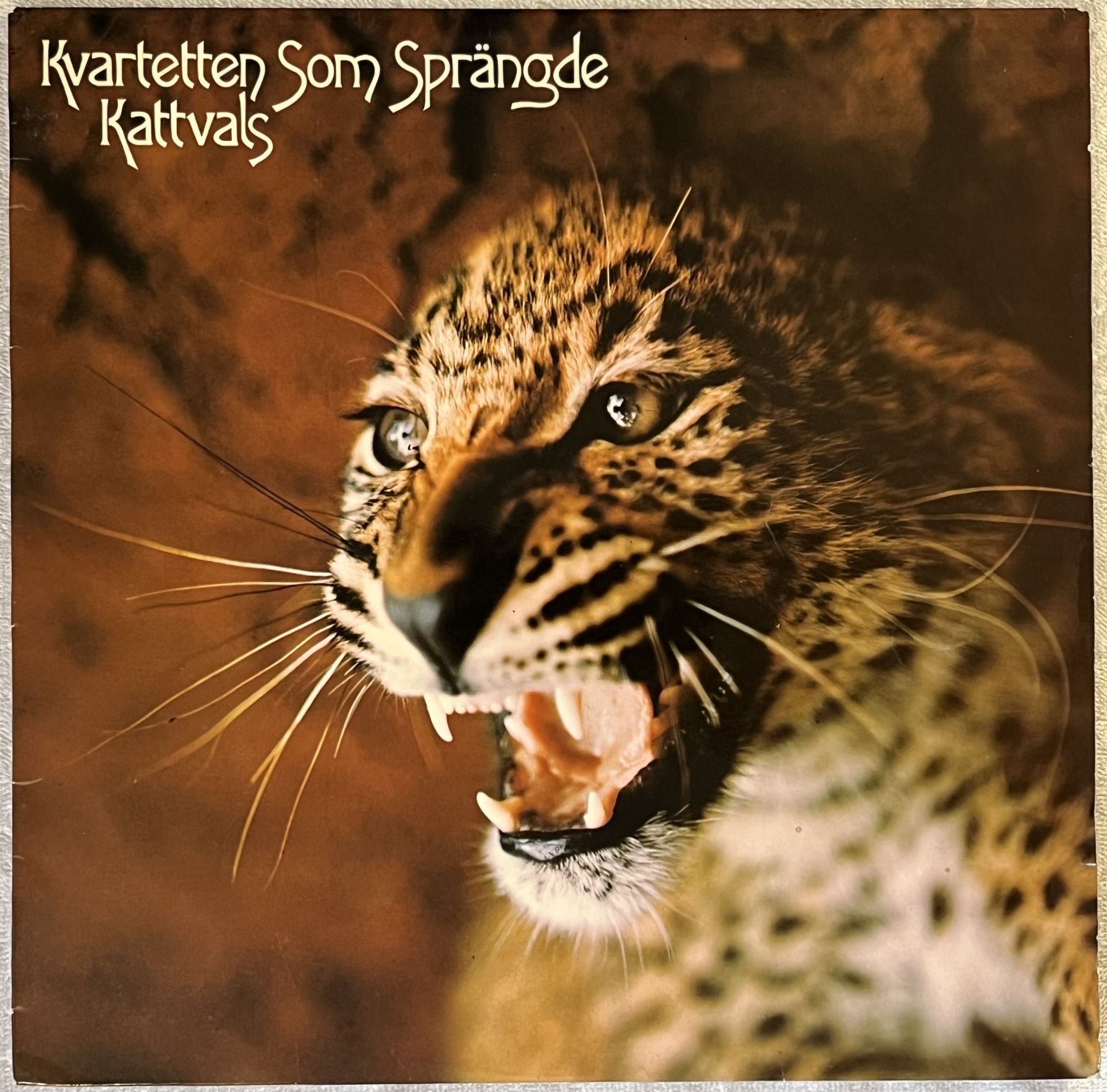 Omslagsbild för skivan KVARTETTEN SOM SPRÄNGDE Kattvals LP -73 Swe GUMP - 5 *** RARE PROG ***
