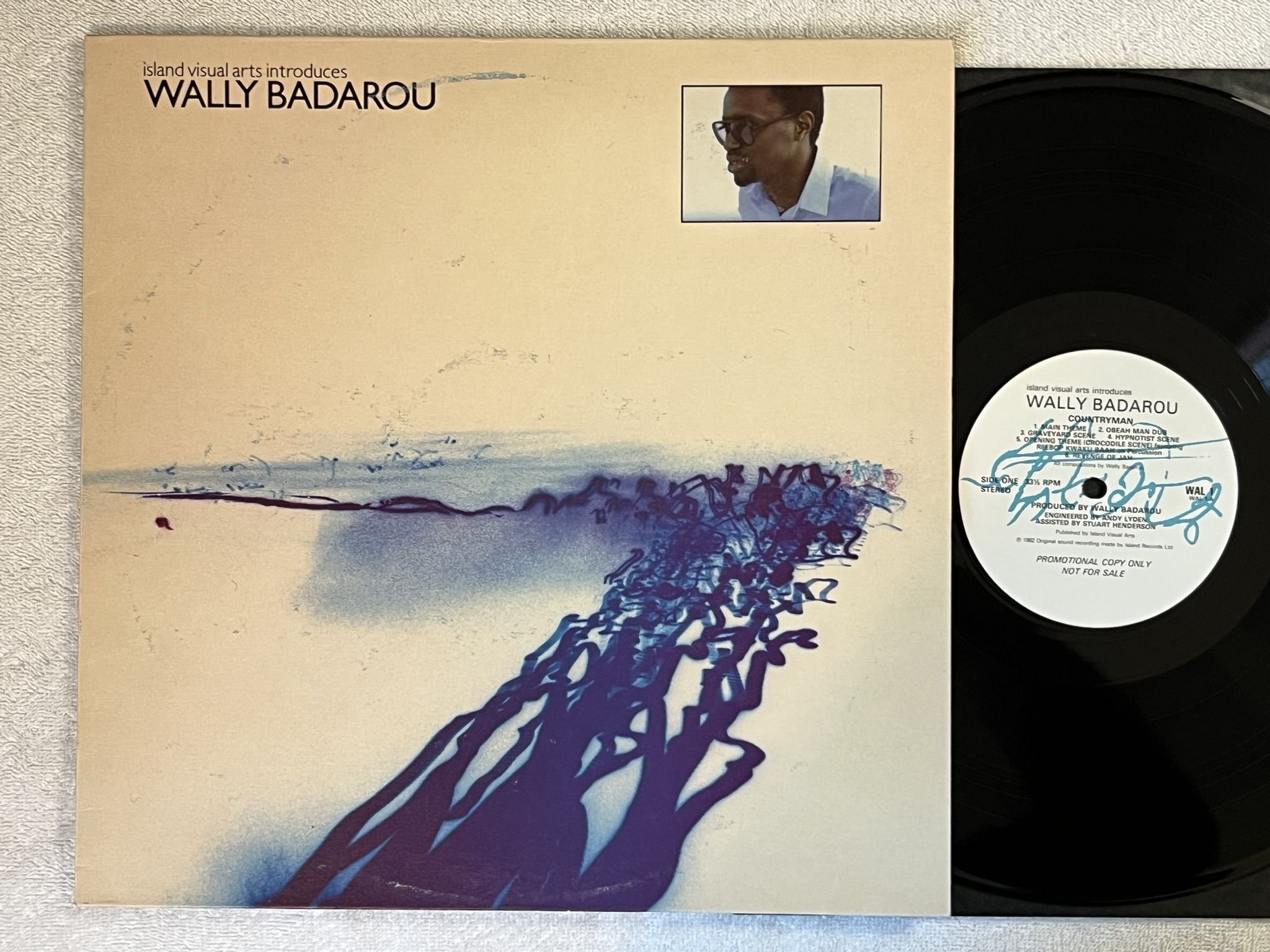 Omslagsbild för skivan WALLY BADAROU Island Visual Arts Introduces LP -82 UK ISLAND VISUALS ARTS WAL 1