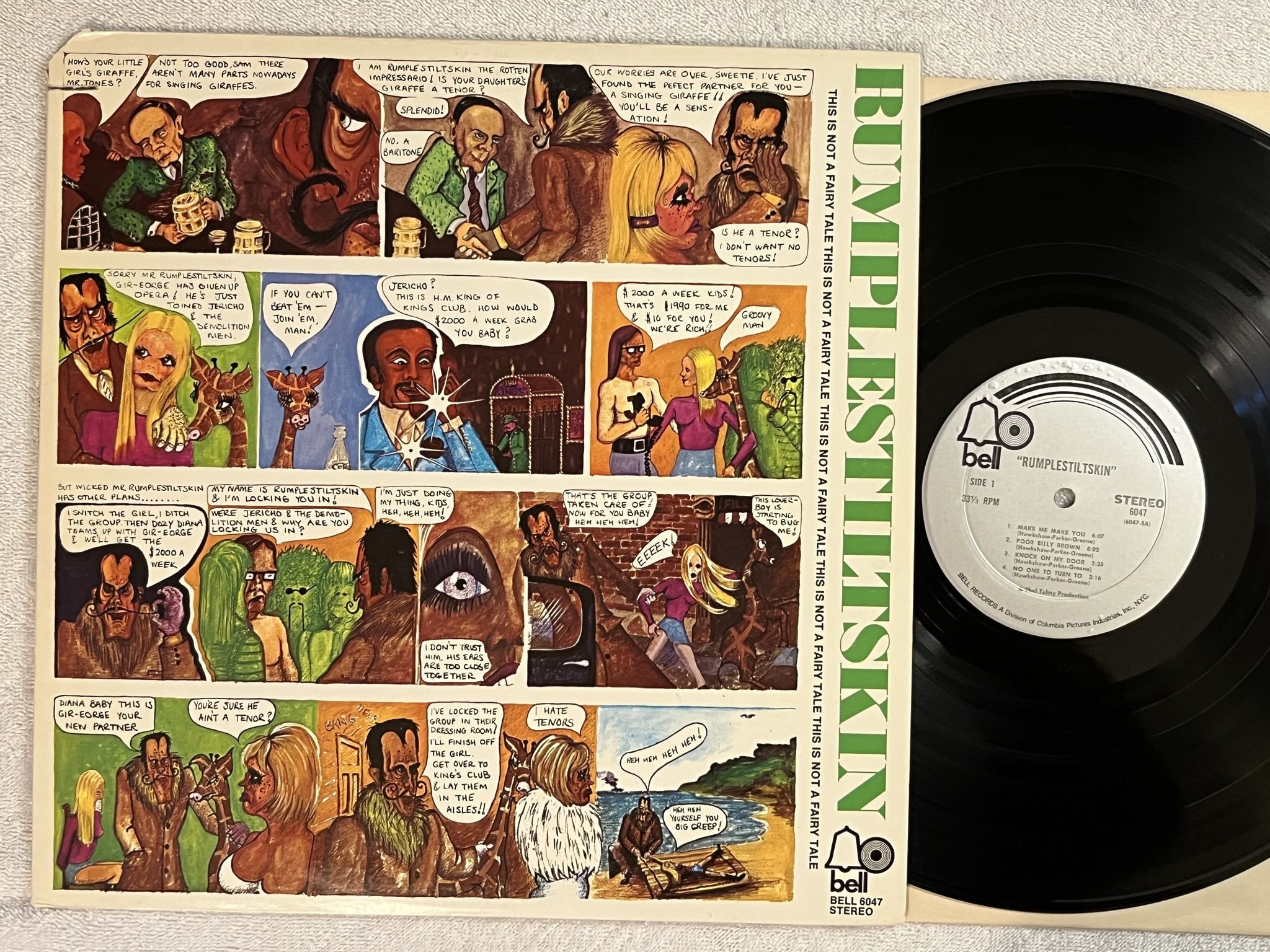 Omslagsbild för skivan RUMPLESTILTSKIN s/t LP -70 US BELL 6047 *** HARD PROG ***