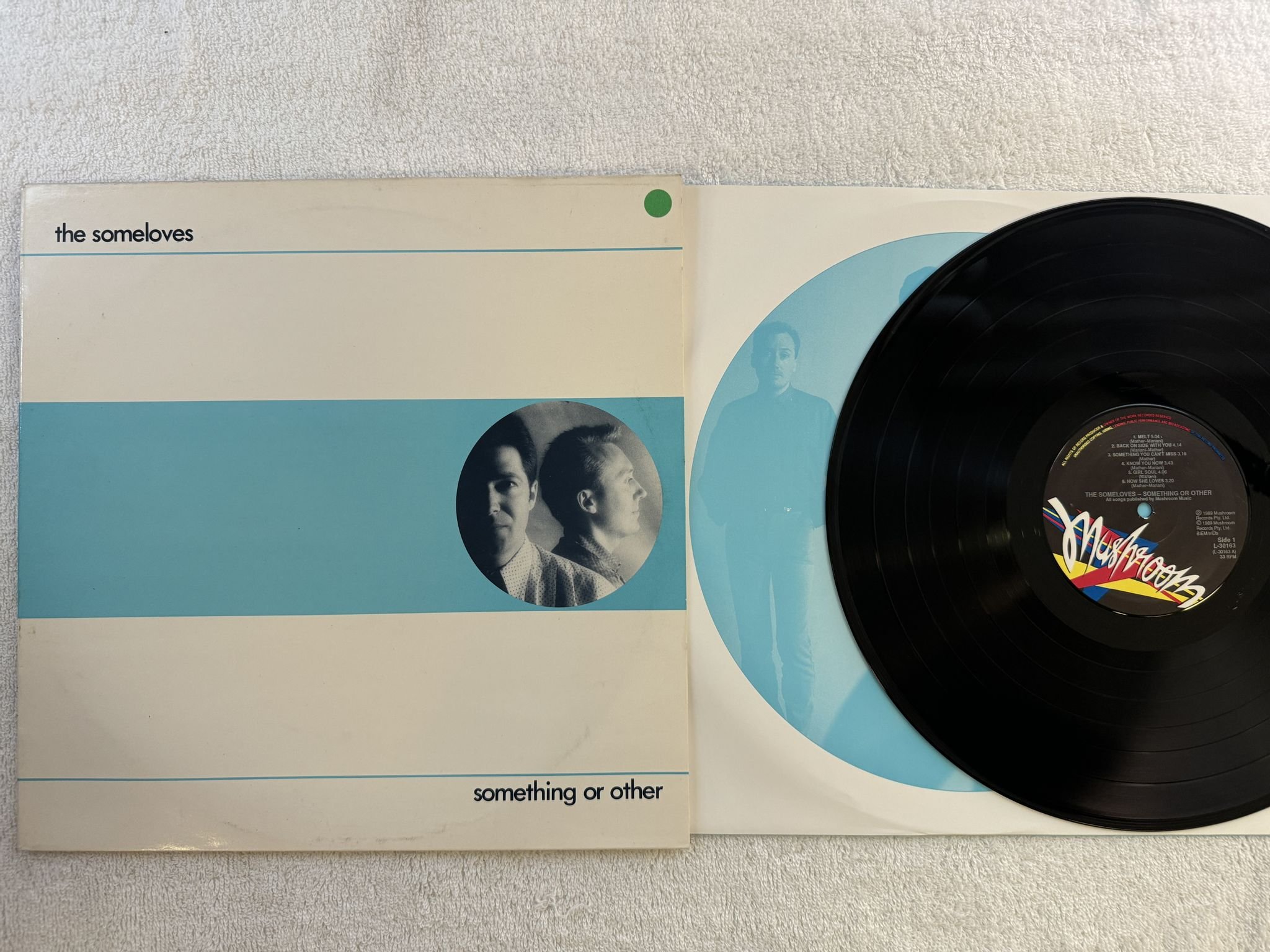 Omslagsbild för skivan THE SOMELOVES Something Or Other LP -90 ncb L30163 *** POWER POP ***