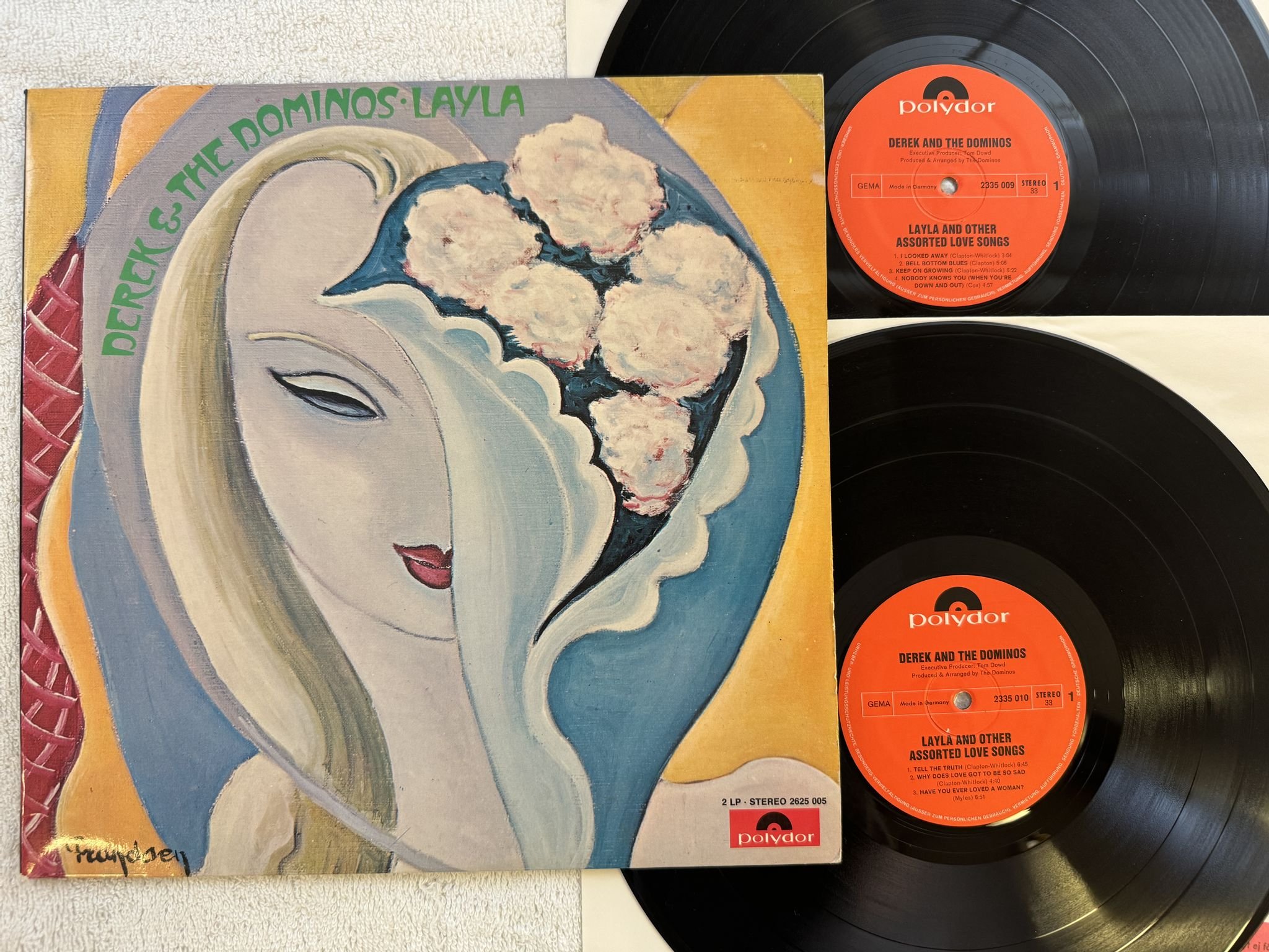 Omslagsbild för skivan DEREK & THE DOMINOS Layla and other assorted love songs 2xLP POLYDOR 2625005