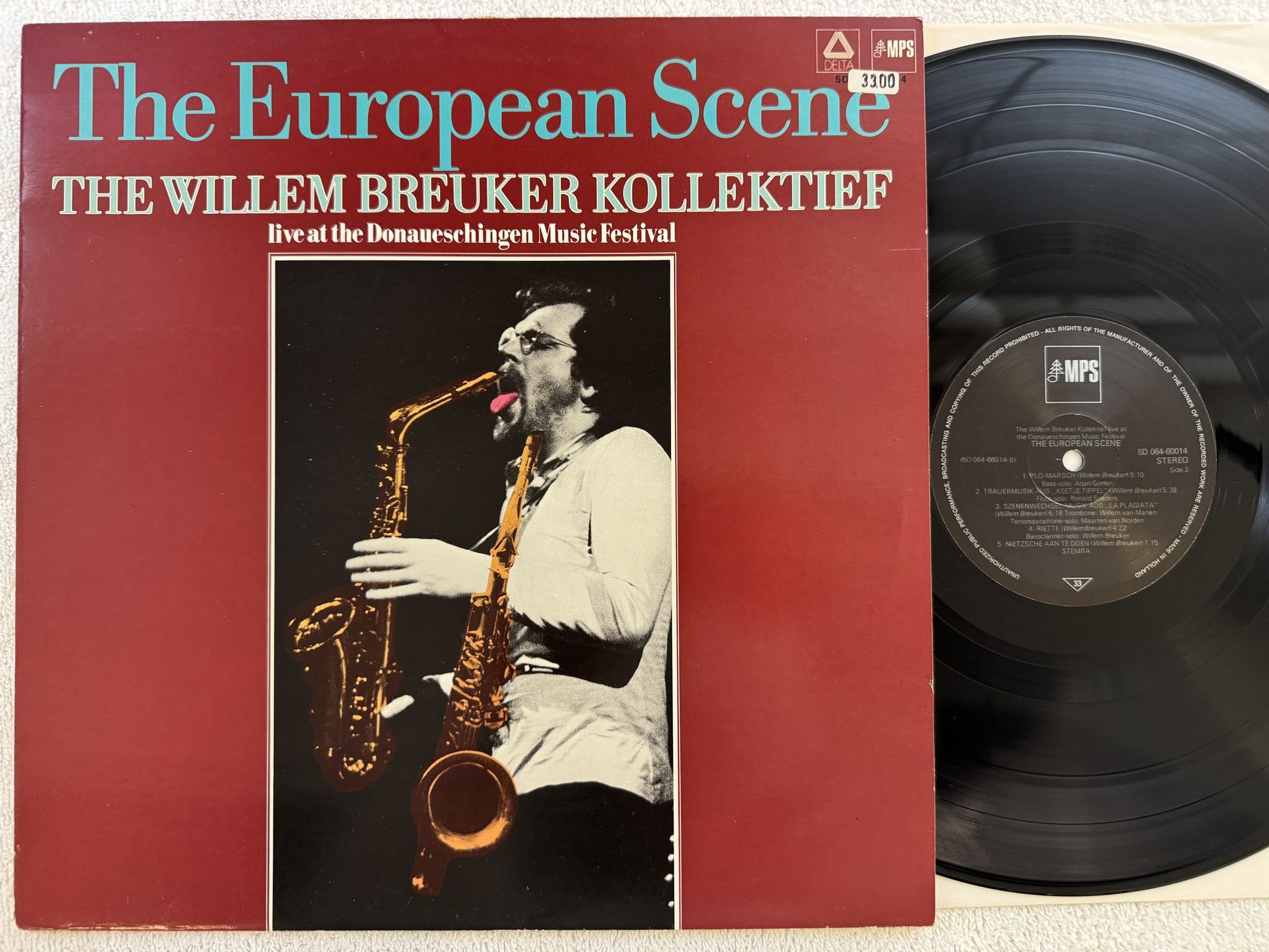 Omslagsbild för skivan THE WILLEM BREUKER KOLLEKTIEF the european scene LP -75 MPS 5D 064-60014