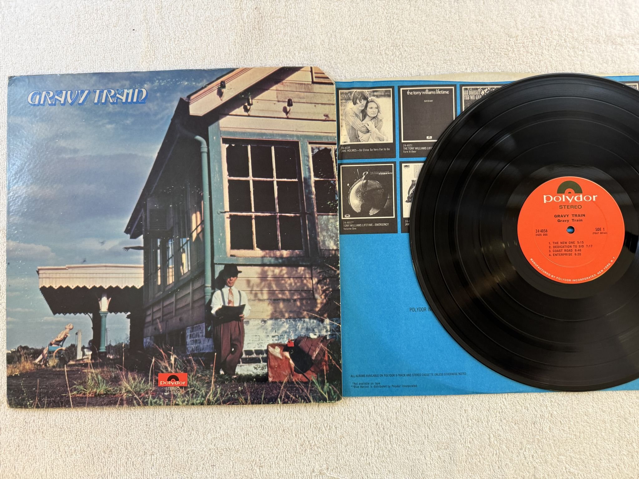 Omslagsbild för skivan GRAVY TRAIN s/t LP -70 US POLYDOR 24-4056 *** PROG ROCK ***