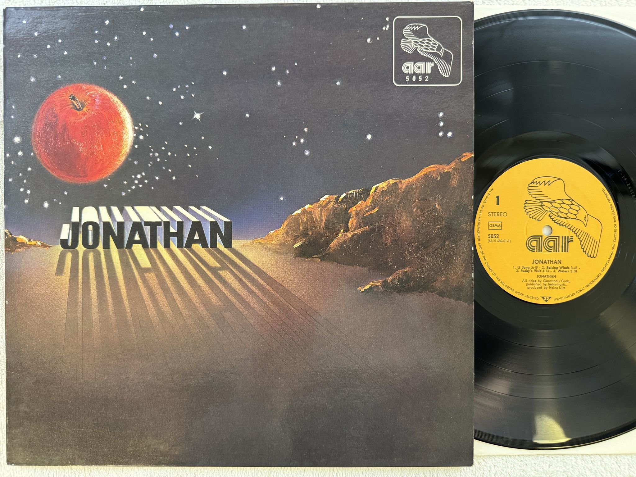 Omslagsbild för skivan JONATHAN s/t LP -78 Ger AAR 5052 *** KRAUTROCK ***
