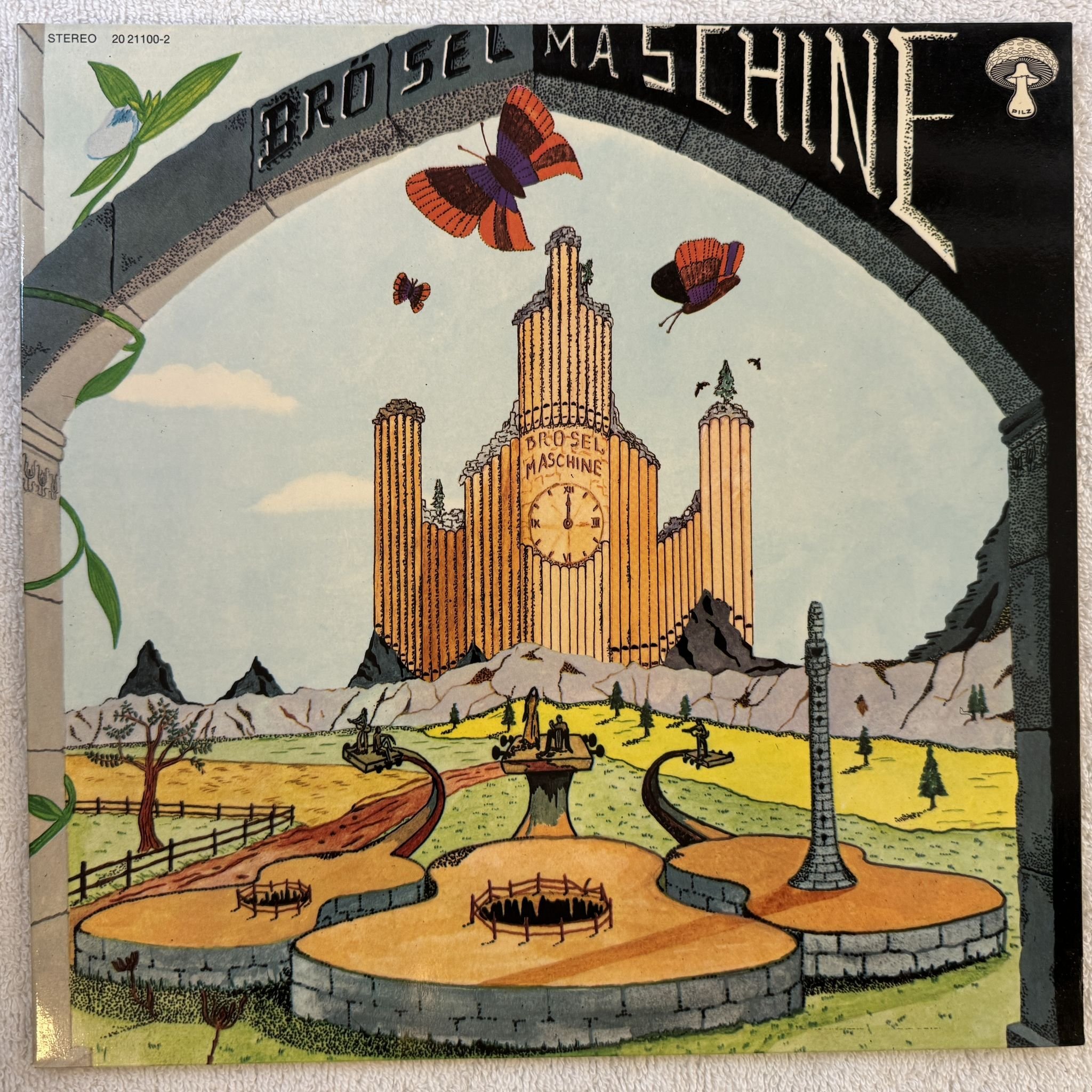 Omslagsbild för skivan BRÖSELMASCHINE s/t LP -71 Ger PILZ 20 21100-2 *** MAGICAL FOLK ***