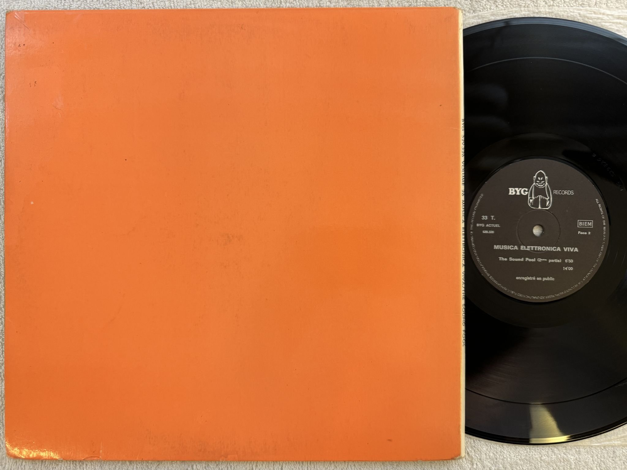 Omslagsbild för skivan MUSICA ELETTRONICA VIVA The Sound Pool LP -70 Fra BYG 529326 ** EXPERIMENTAL **