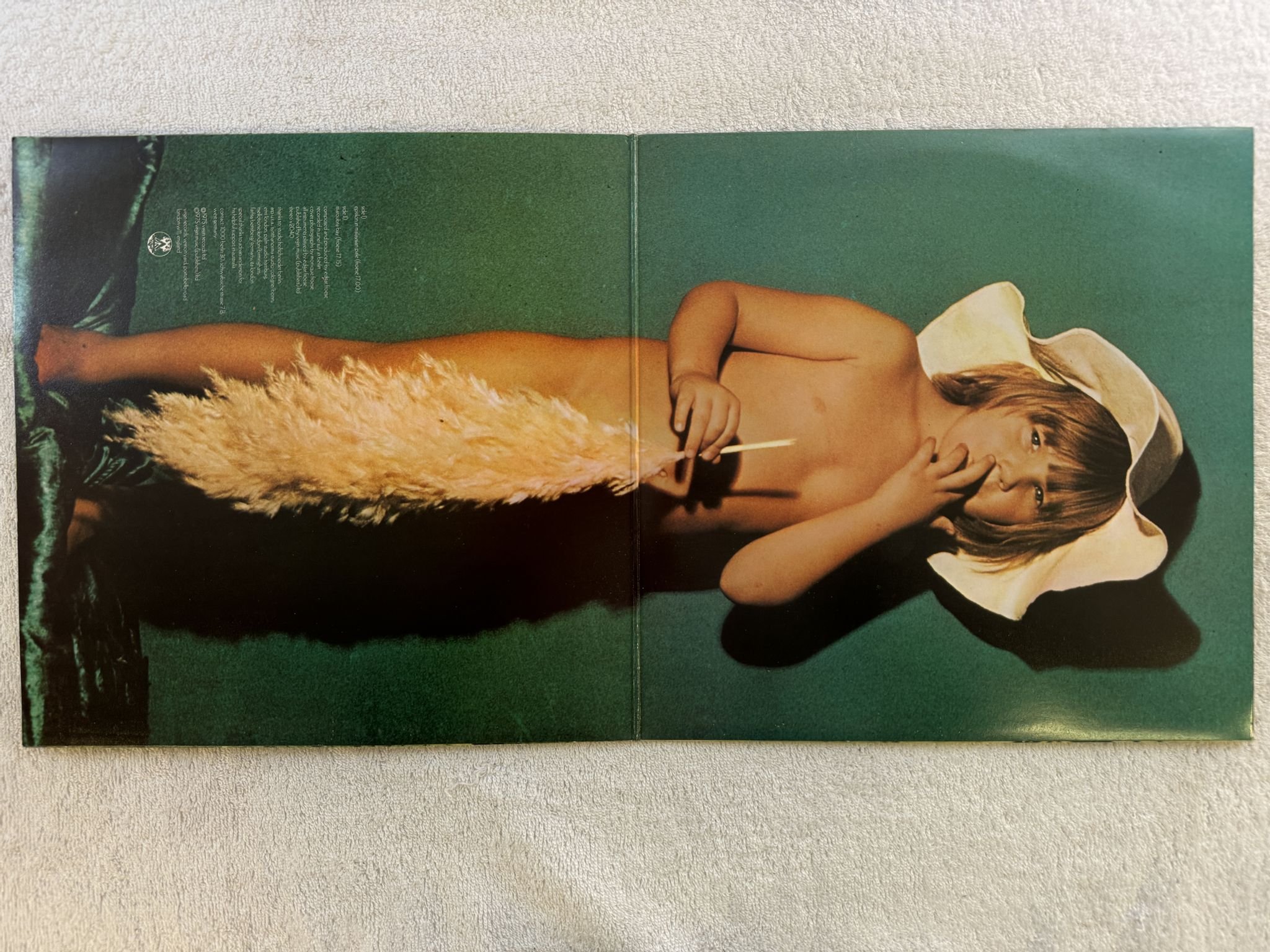 Omslagsbild för skivan EDGAR FROESE epsilon in malaysian pale LP -75/76 UK VIRGIN V2040