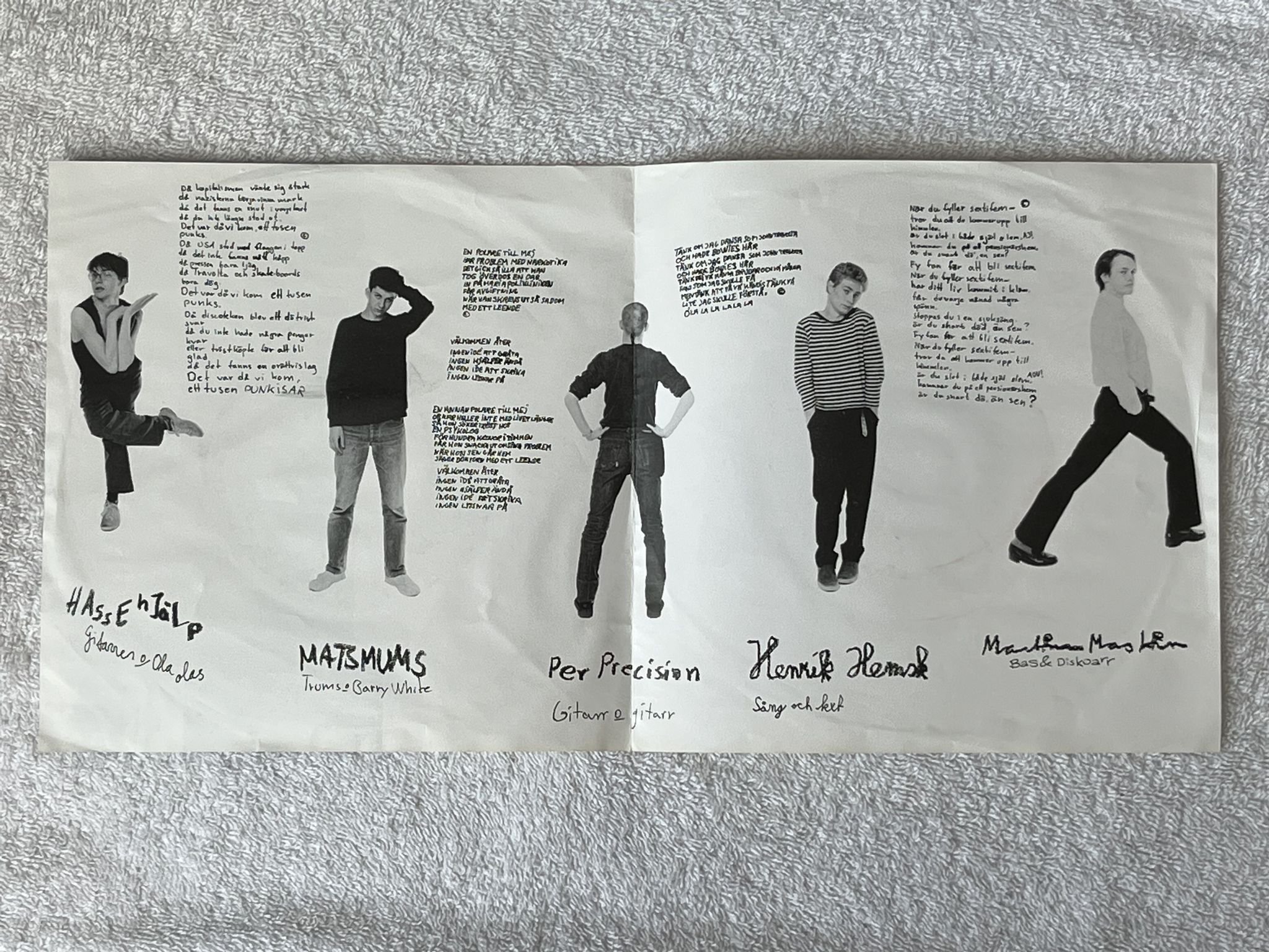 Omslagsbild för skivan GRISEN SKRIKER s/t 7"ep -79 Swe SILENCE ZING 106