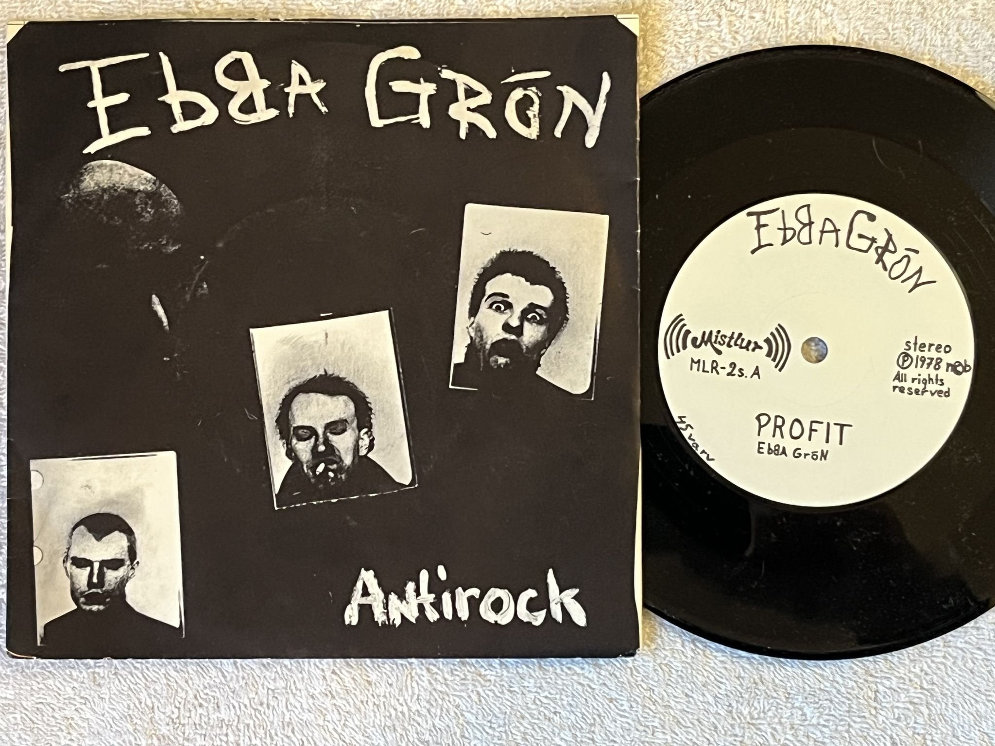 Omslagsbild för skivan EBBA GRÖN profit 7" Swe MISTLUR MLR 2s