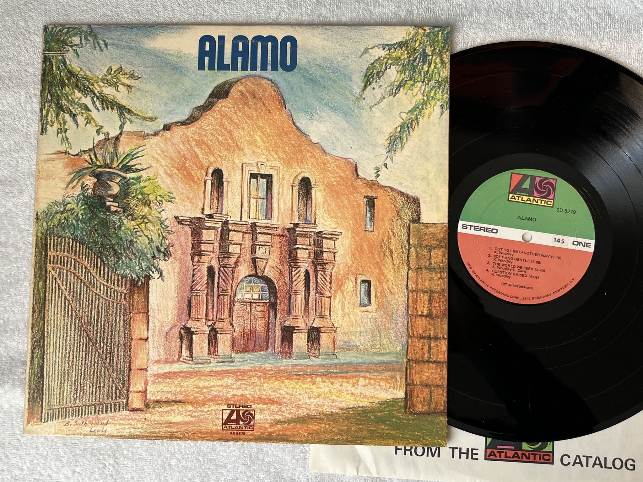 Omslagsbild för skivan ALAMO s/t LP -71 US ATLANTIC SD 8279 *** PSYCH / BLUES ***