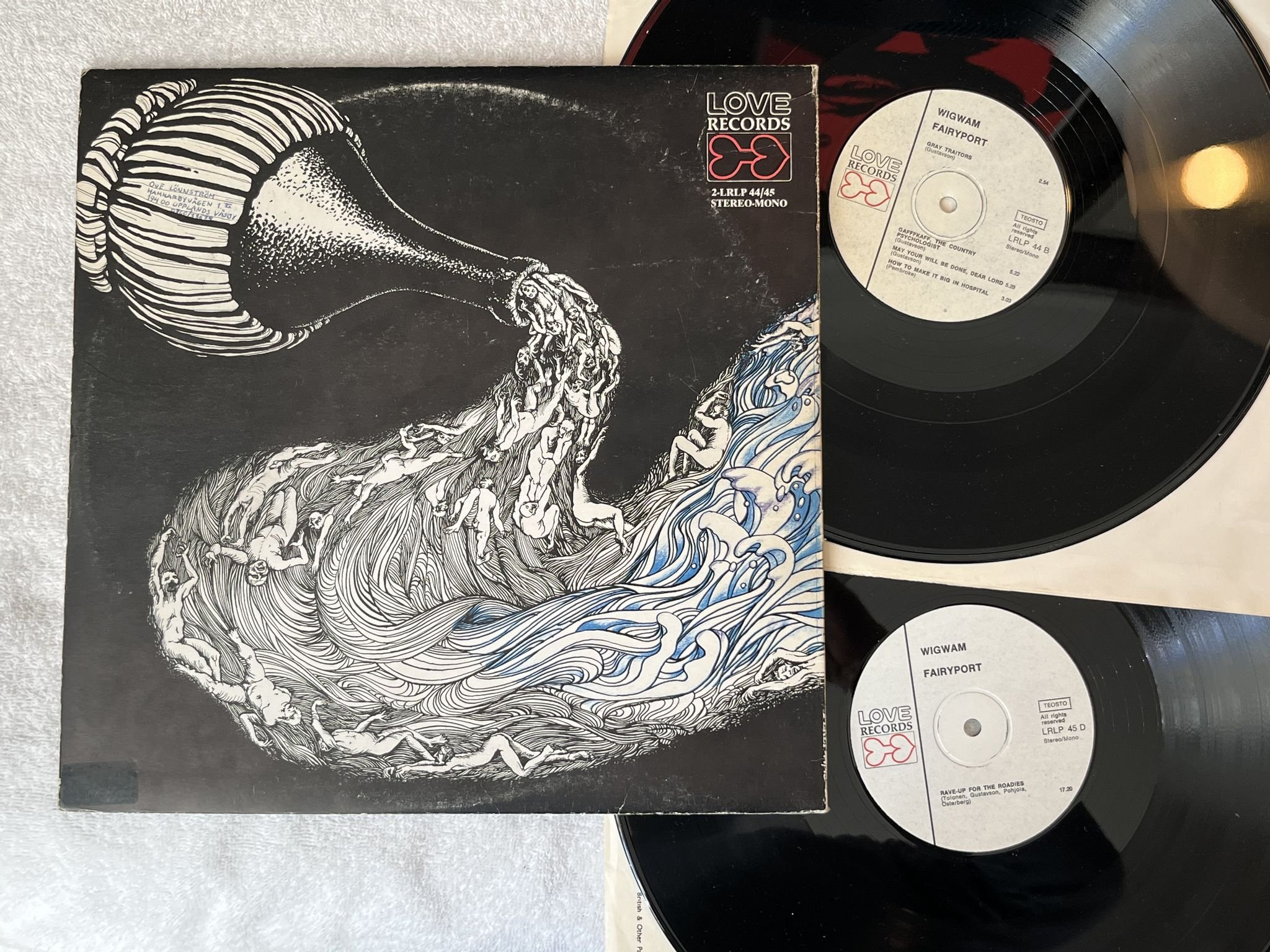 Omslagsbild för skivan WIGWAM fairyport 2xLP -71 Finland LOVE LRLP 44/45 *** RARE PROG ***