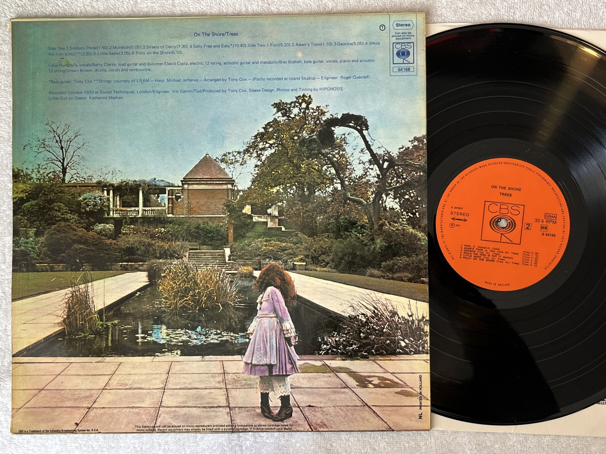 Omslagsbild för skivan TREES on the shore LP -70 Hol CBS S 64168 *** GREAT FOLK ROCK ***