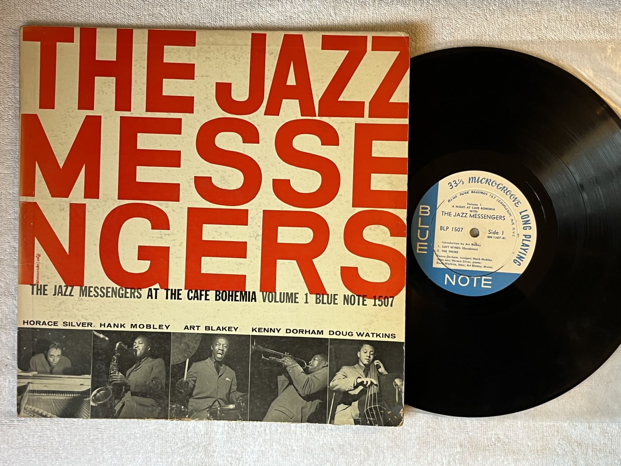 Omslagsbild för skivan THE JAZZ MESSENGERS vol 1 LP -56 1st OG US BLUE NOTE BLP 1507