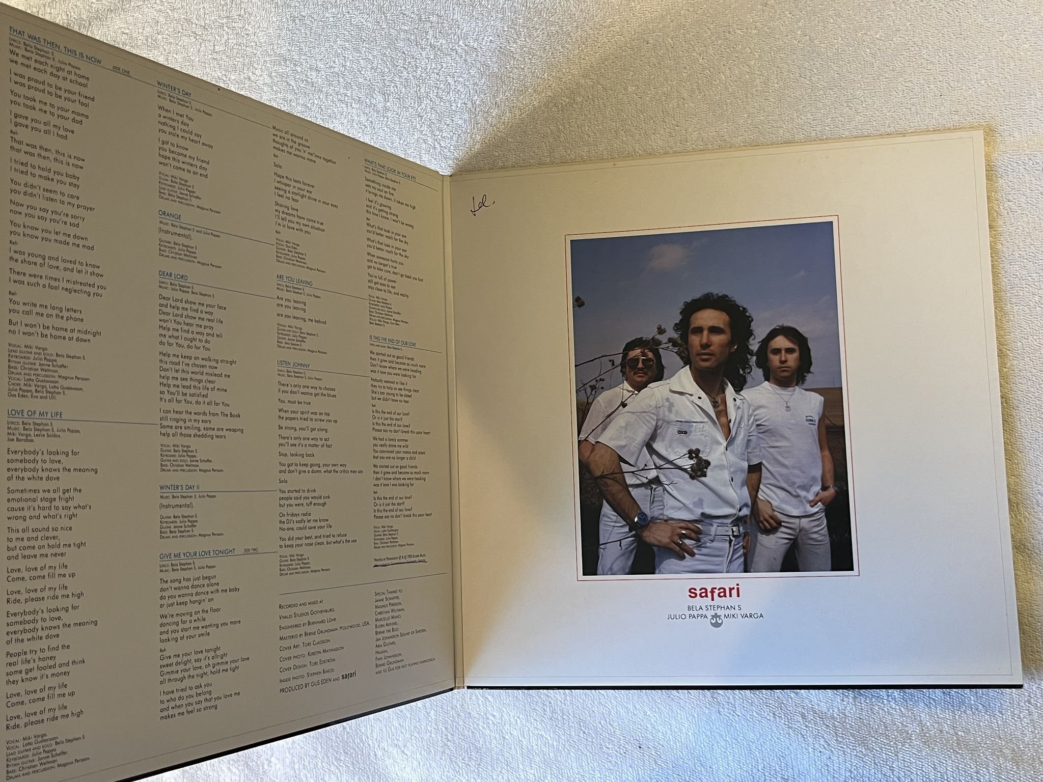 Omslagsbild för skivan SAFARI that was then, this is now LP -83 ncb SCABRI SCLP 03