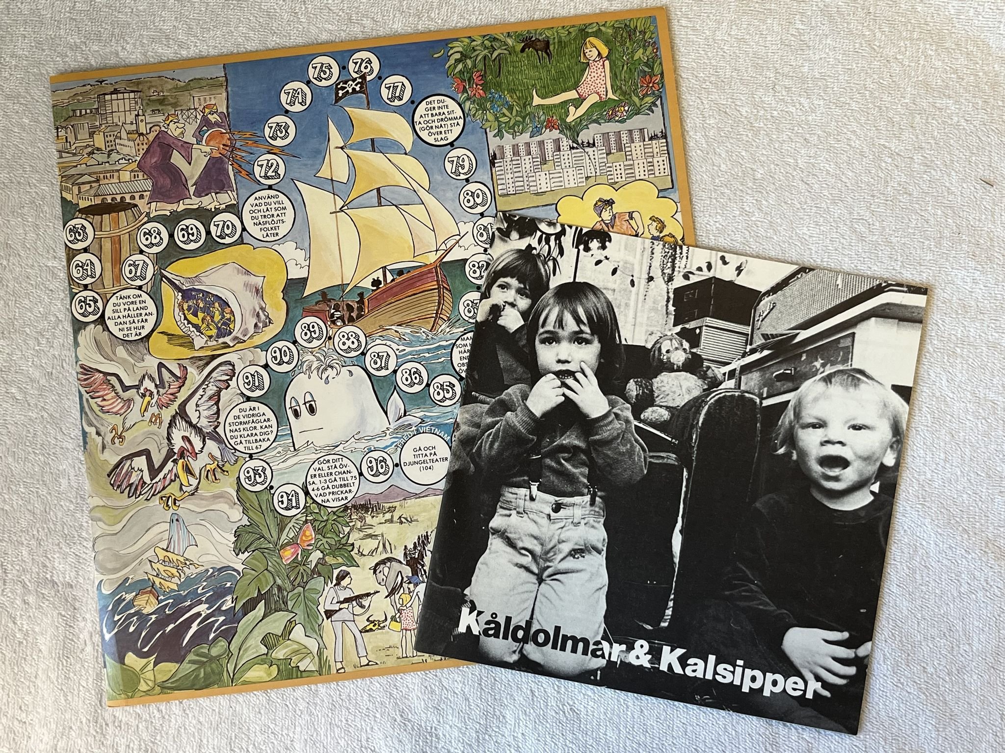 Omslagsbild för skivan NATIONALTEATERN kåldomar & kalsipper 2xLP -76 Swe MNW 64P *** COMPLETE ***