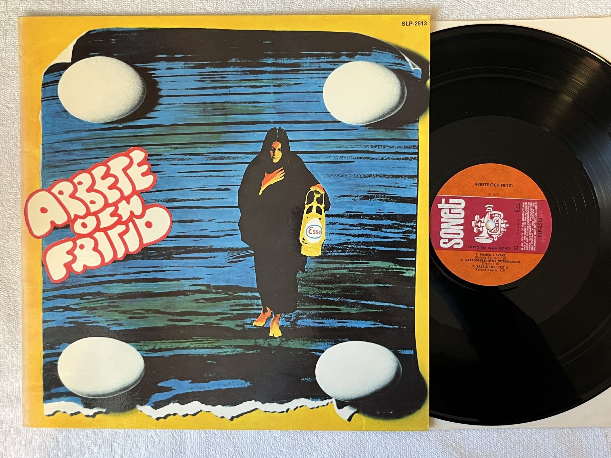 Omslagsbild för skivan ARBETE OCH FRITID s/t LP -70 SONET SLP 2513