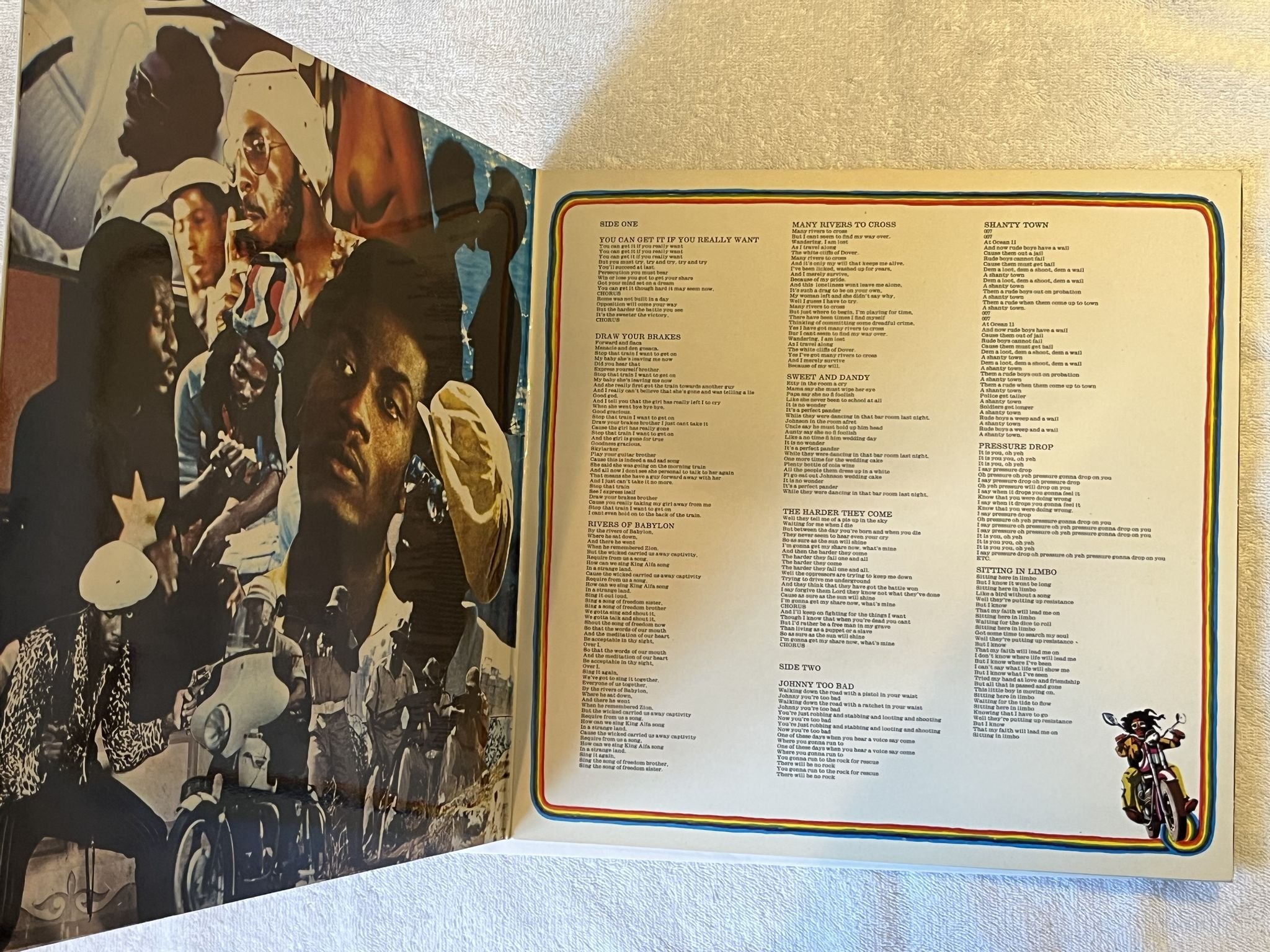 Omslagsbild för skivan V/A The harder they come LP -72 UK ISLAND ILPS 9202 *** CLASSIC ***