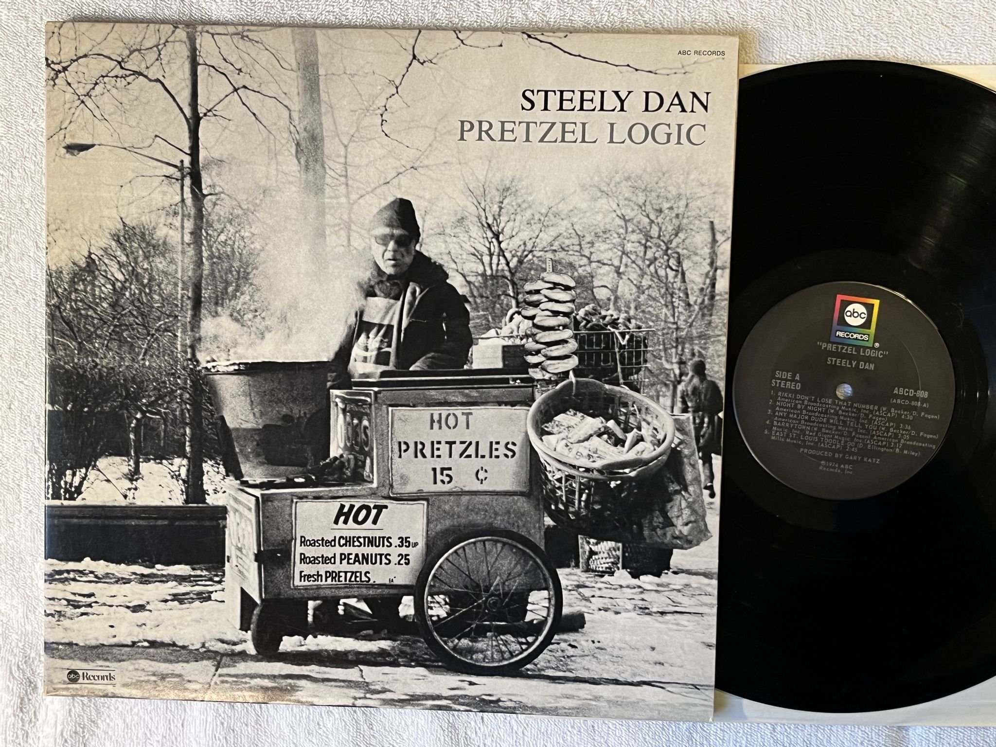 Omslagsbild för skivan STEELY DAN pretzel logic LP -74 US ABC ABCD 808