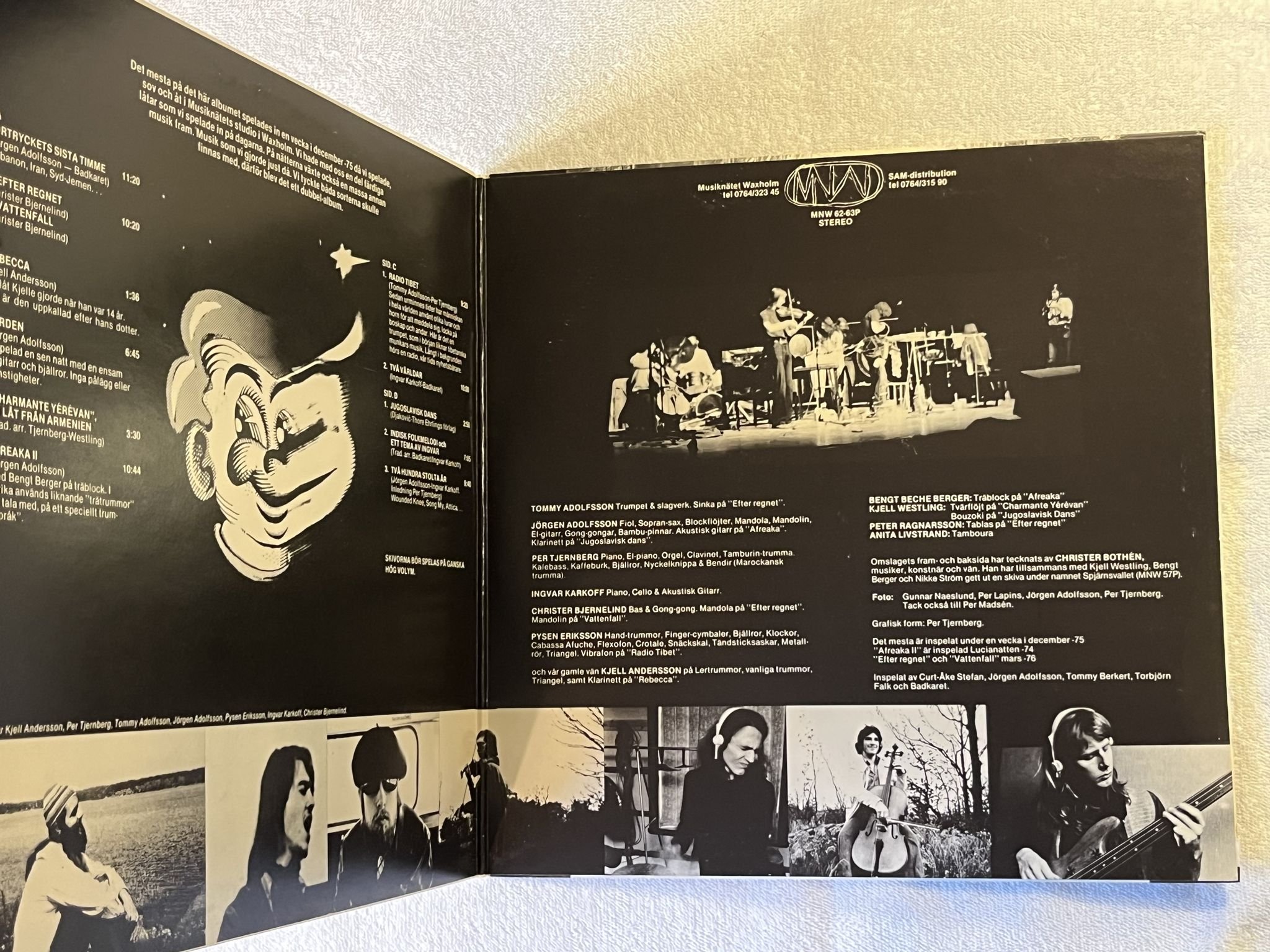 Omslagsbild för skivan ARCHIMEDES BADKAR II 2xLP -76 Swe MNW 62-63P