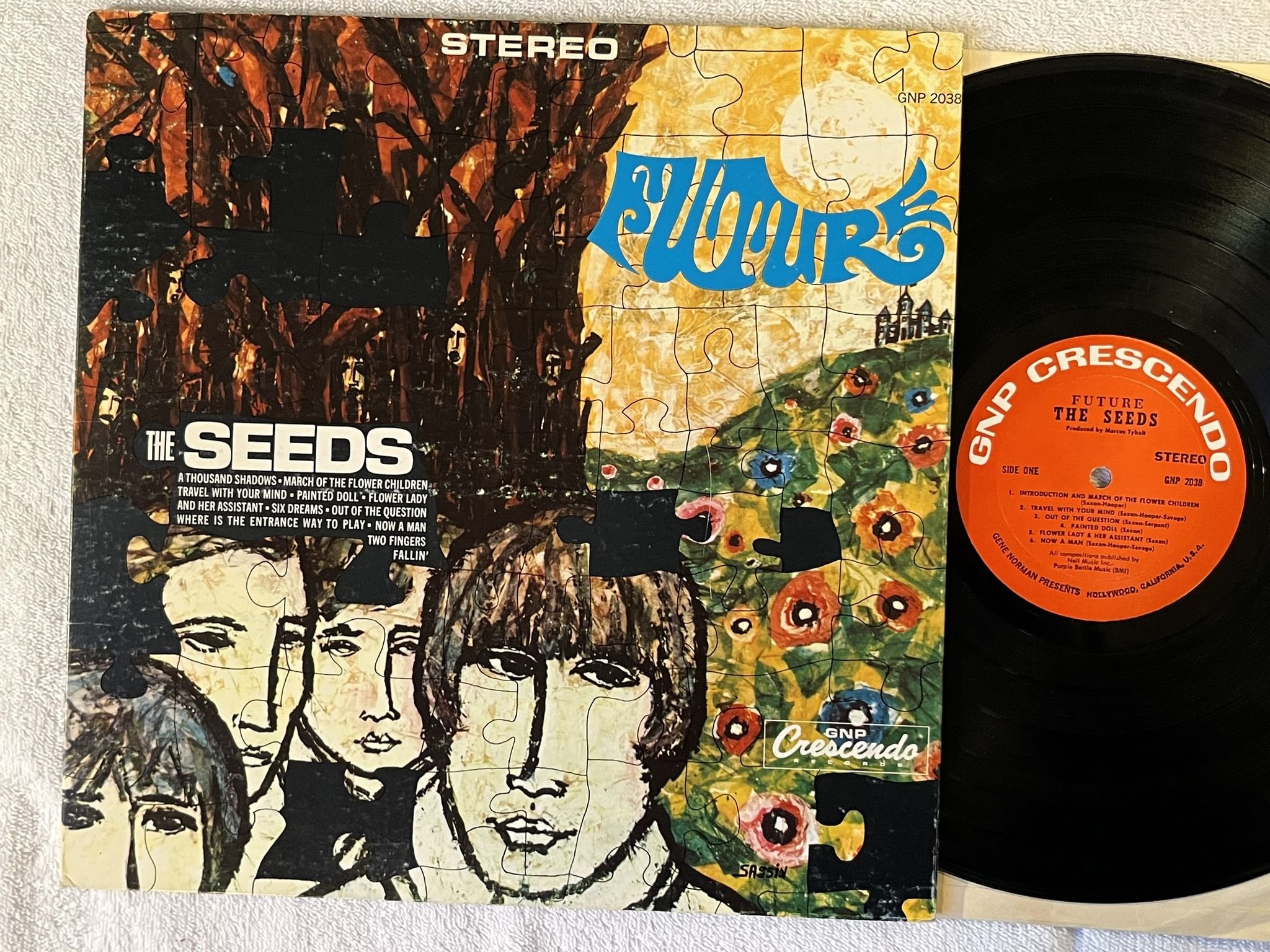 Omslagsbild för skivan THE SEEDS future LP -67 US GNP CRESCENDO GNP-2038