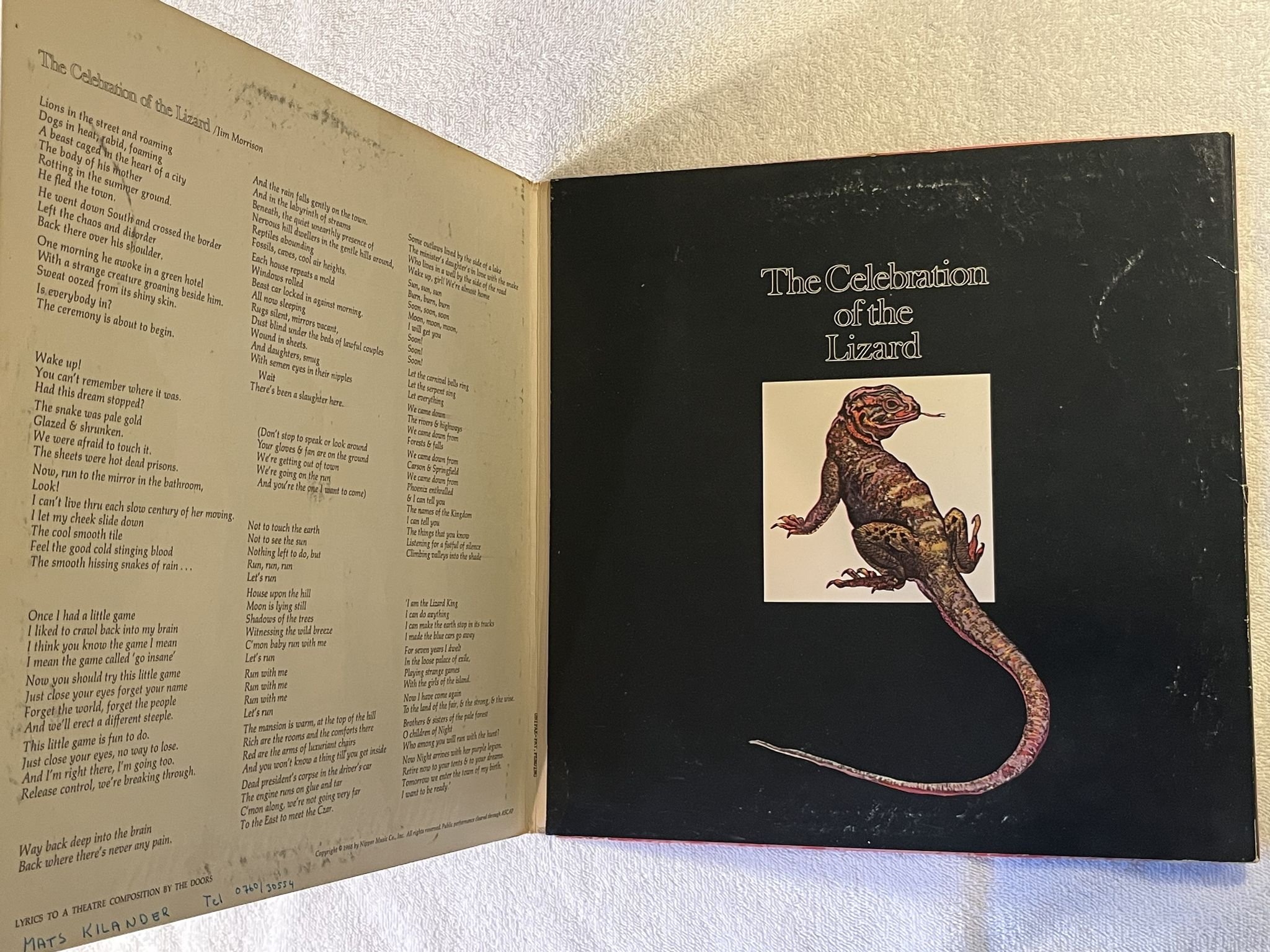 Omslagsbild för skivan THE DOORS waiting for the sun LP -68 US ELEKTRA EKS-74024