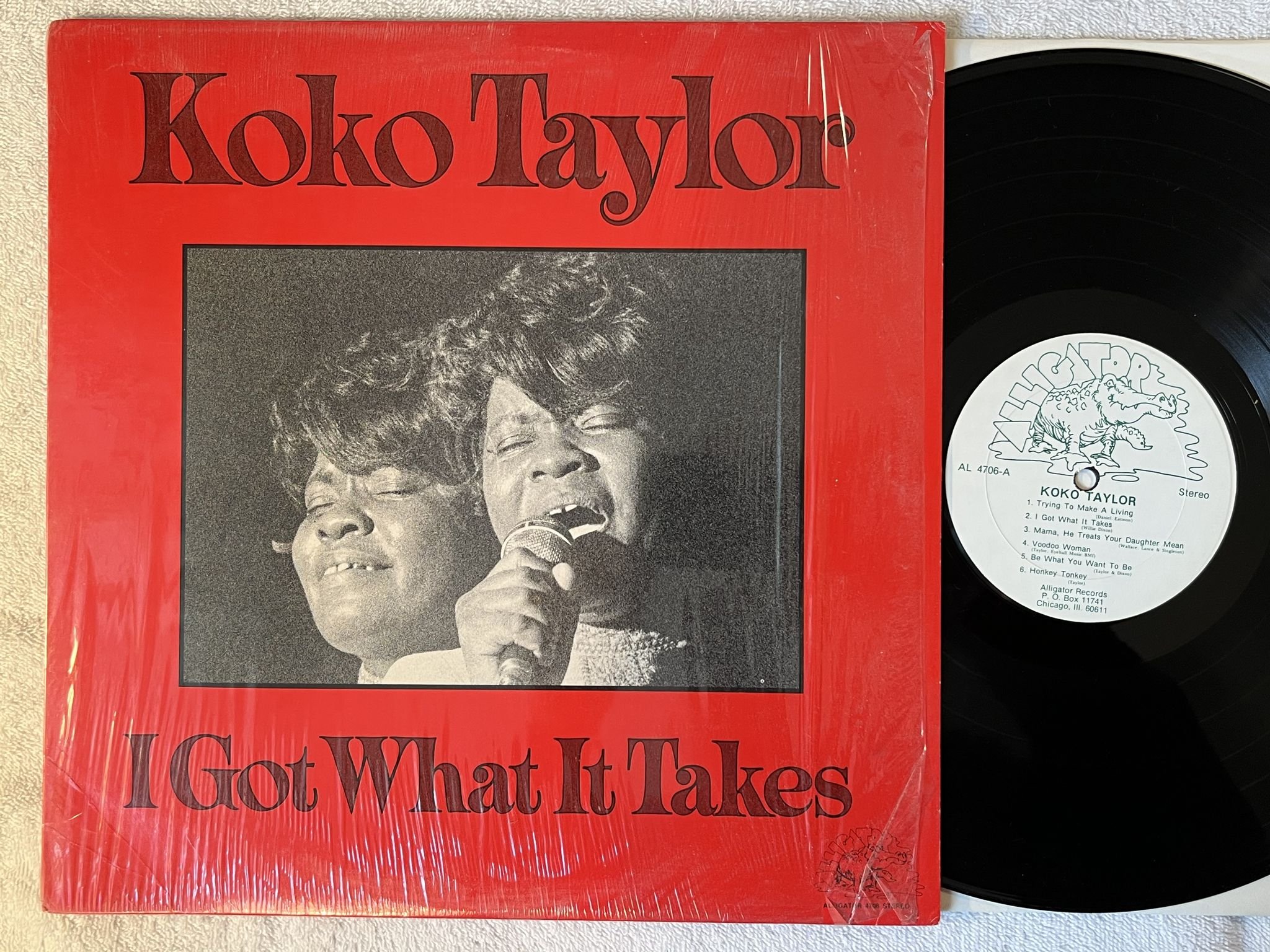 Omslagsbild för skivan KOKO TAYLOR I got what it takes LP -75 US ALLIGATOR AL-4706