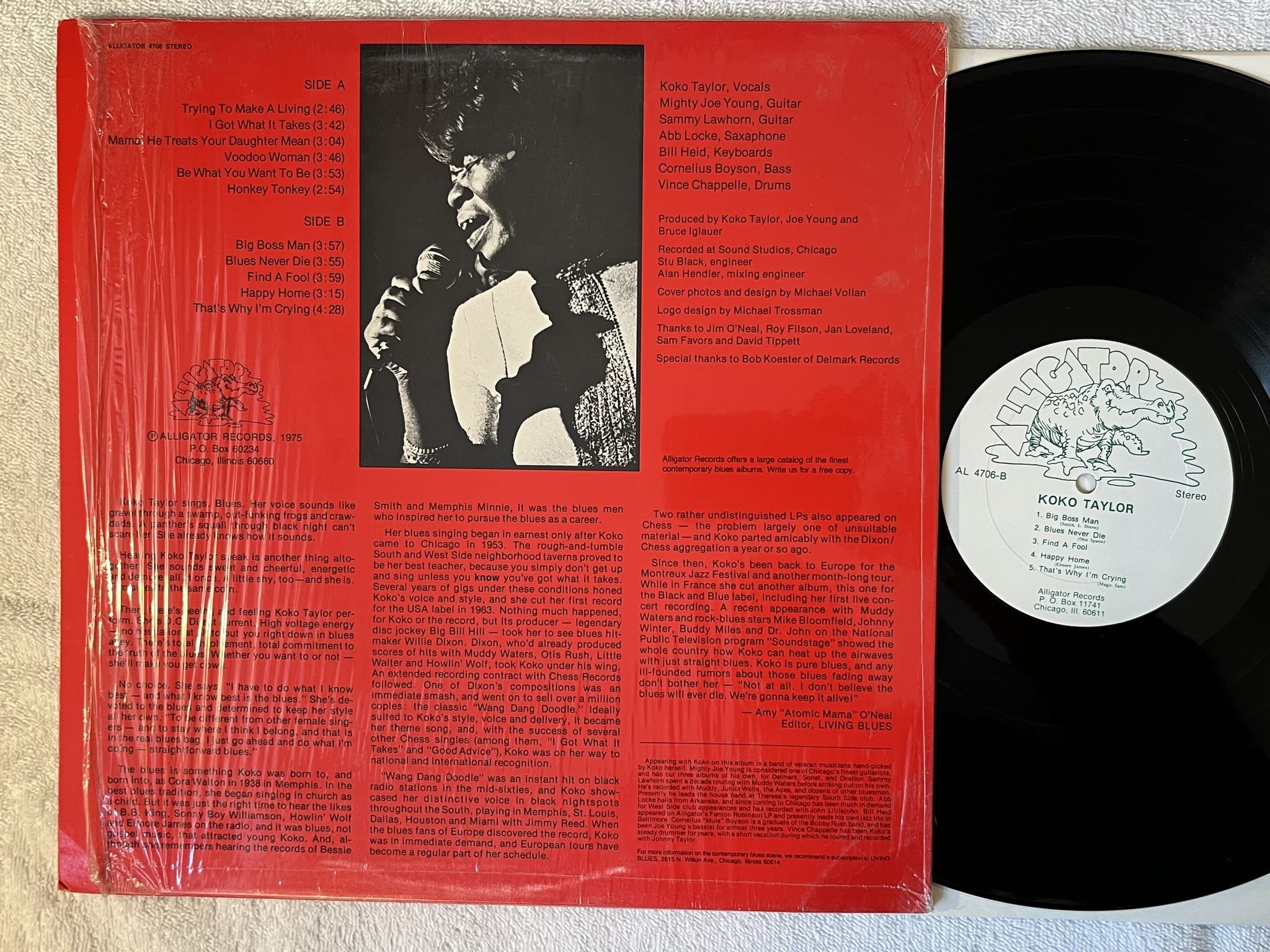 Omslagsbild för skivan KOKO TAYLOR I got what it takes LP -75 US ALLIGATOR AL-4706