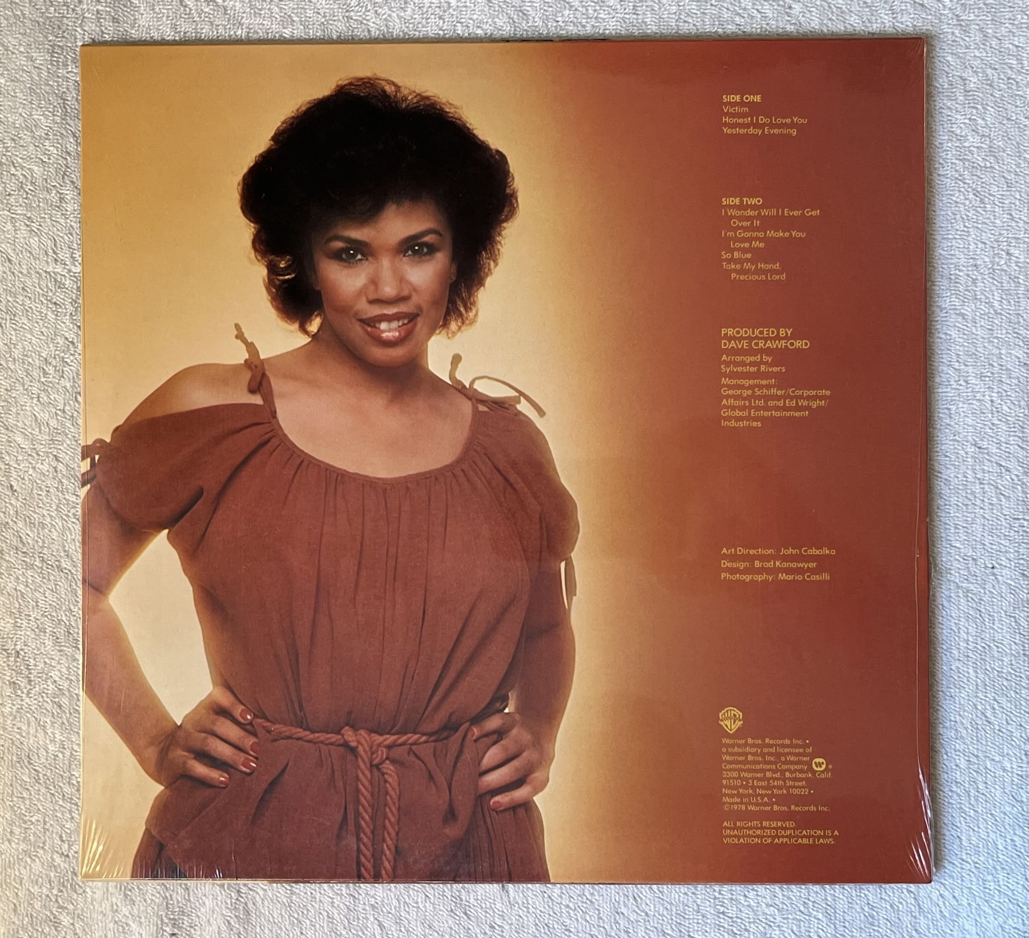 Omslagsbild för skivan CANDI STATON house of love LP -78 US WARNER BROS BSK 3207 ** STILL SEALED **