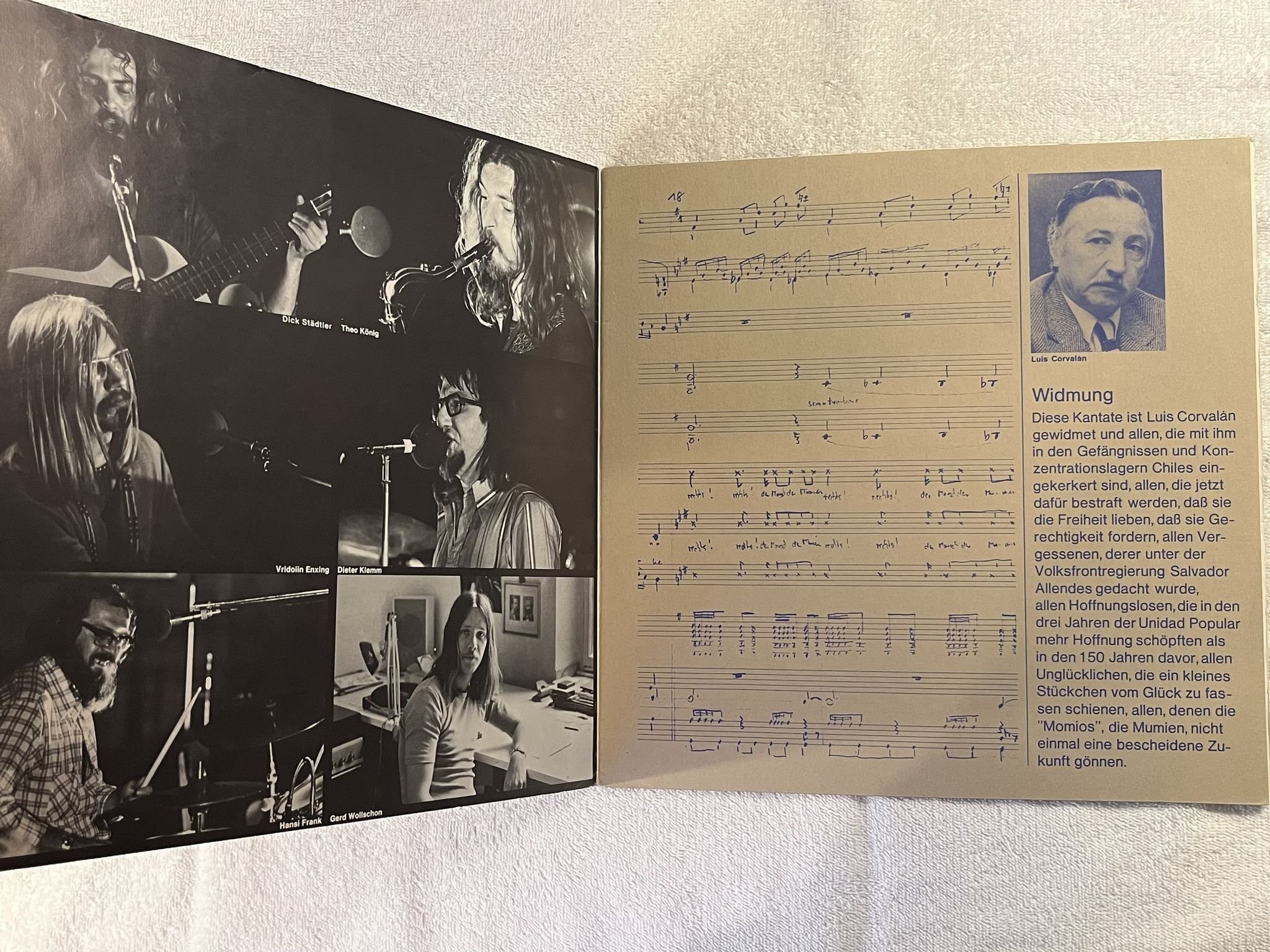 Omslagsbild för skivan FLOH DE COLOGNE mumien LP -75 Ger PLÄNE S 99201 *** KRAUTROCK ***