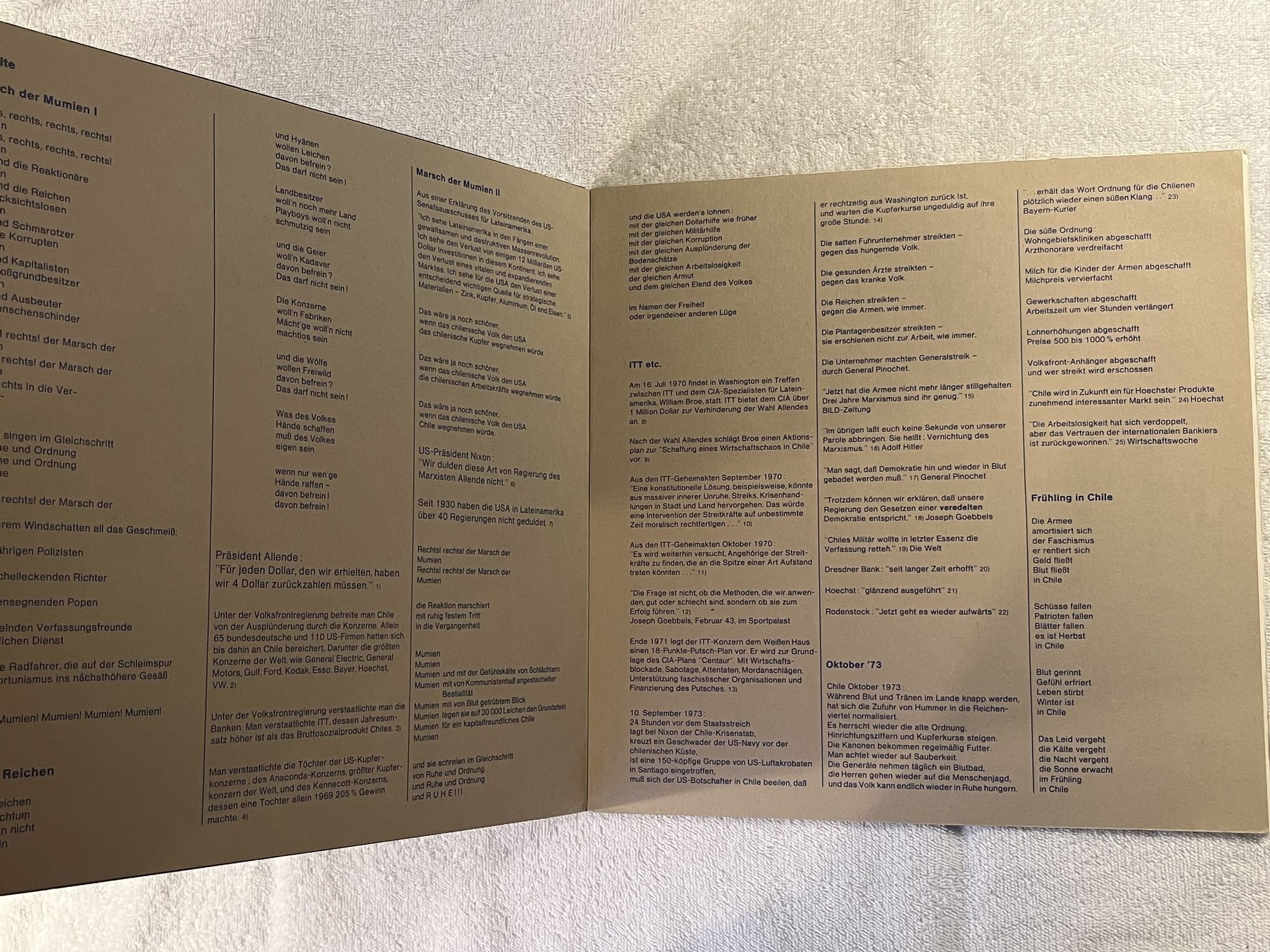 Omslagsbild för skivan FLOH DE COLOGNE mumien LP -75 Ger PLÄNE S 99201 *** KRAUTROCK ***