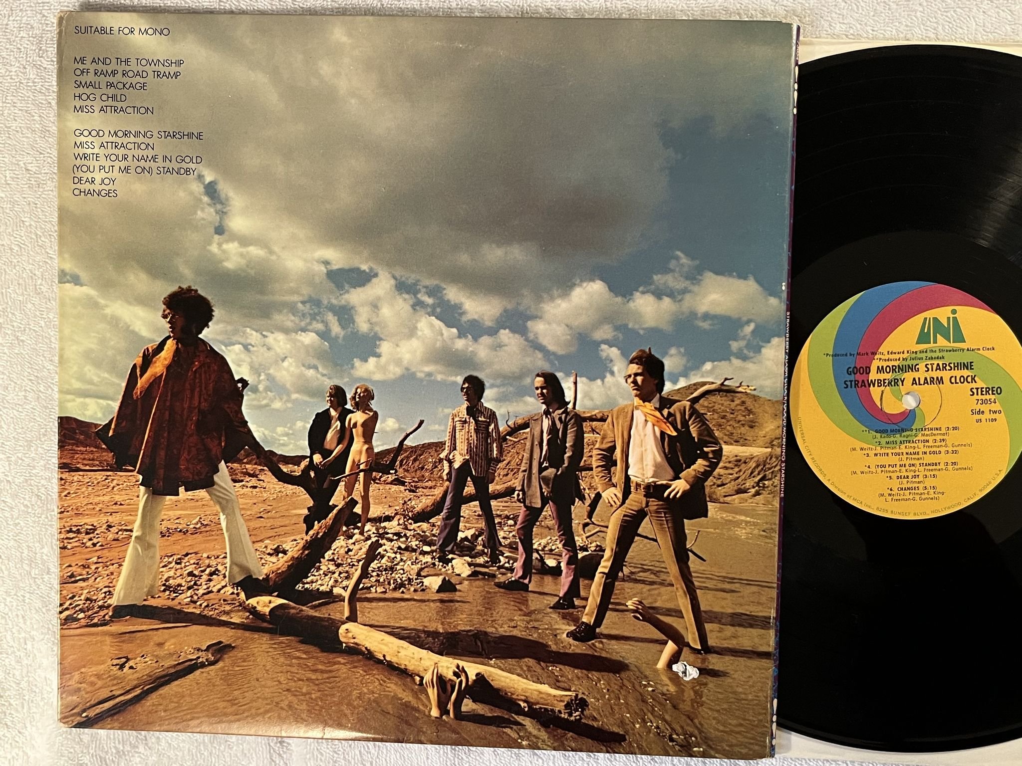 Omslagsbild för skivan STRAWBERRY ALARM CLOCK Good Morning Starshine LP -69 US UNI 73054 ** PSYCH **