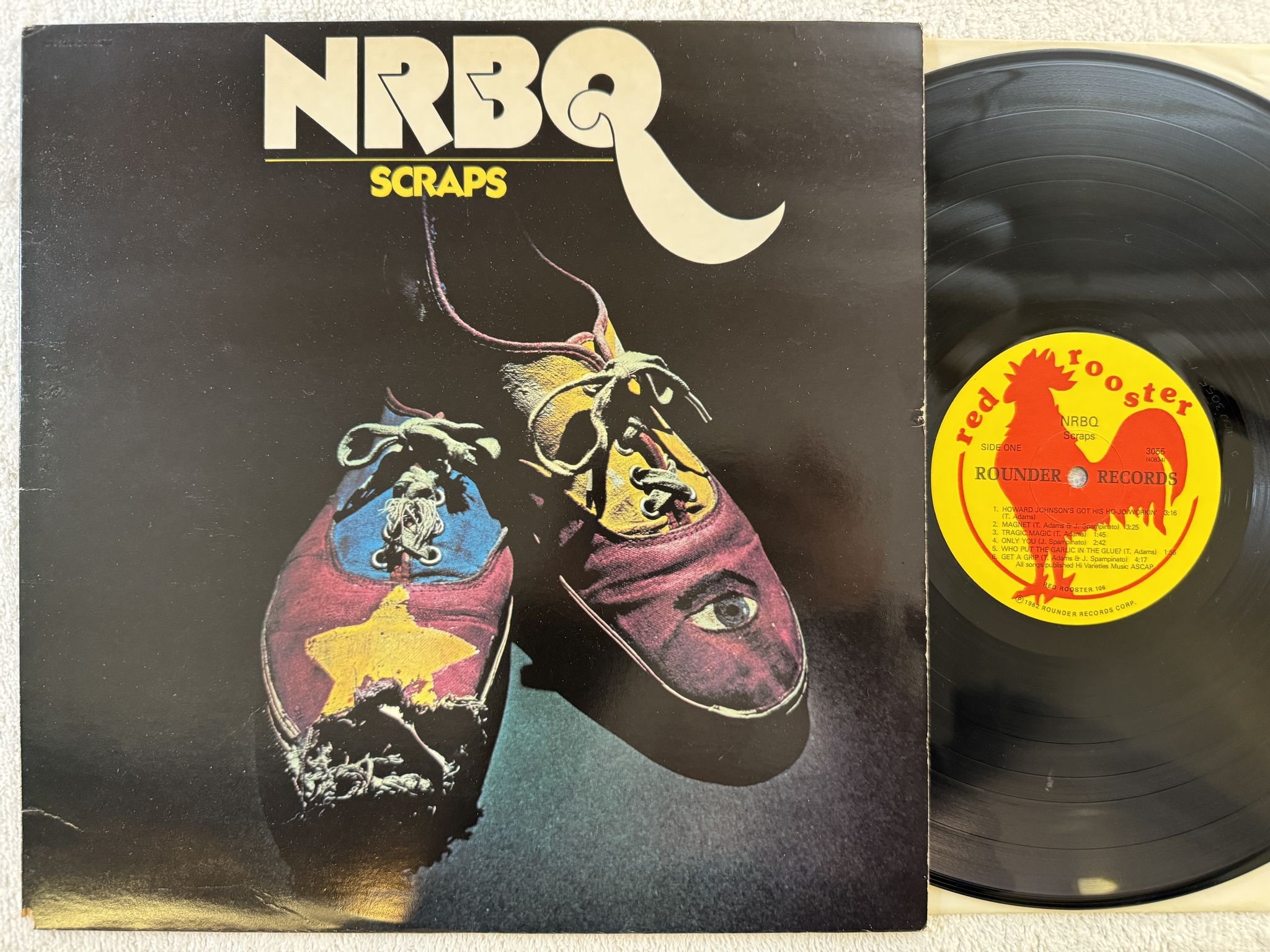 Omslagsbild för skivan NRBQ Scraps LP -72/82 US RED ROOSTER 3055 *** SOUTHERN ROCK ***